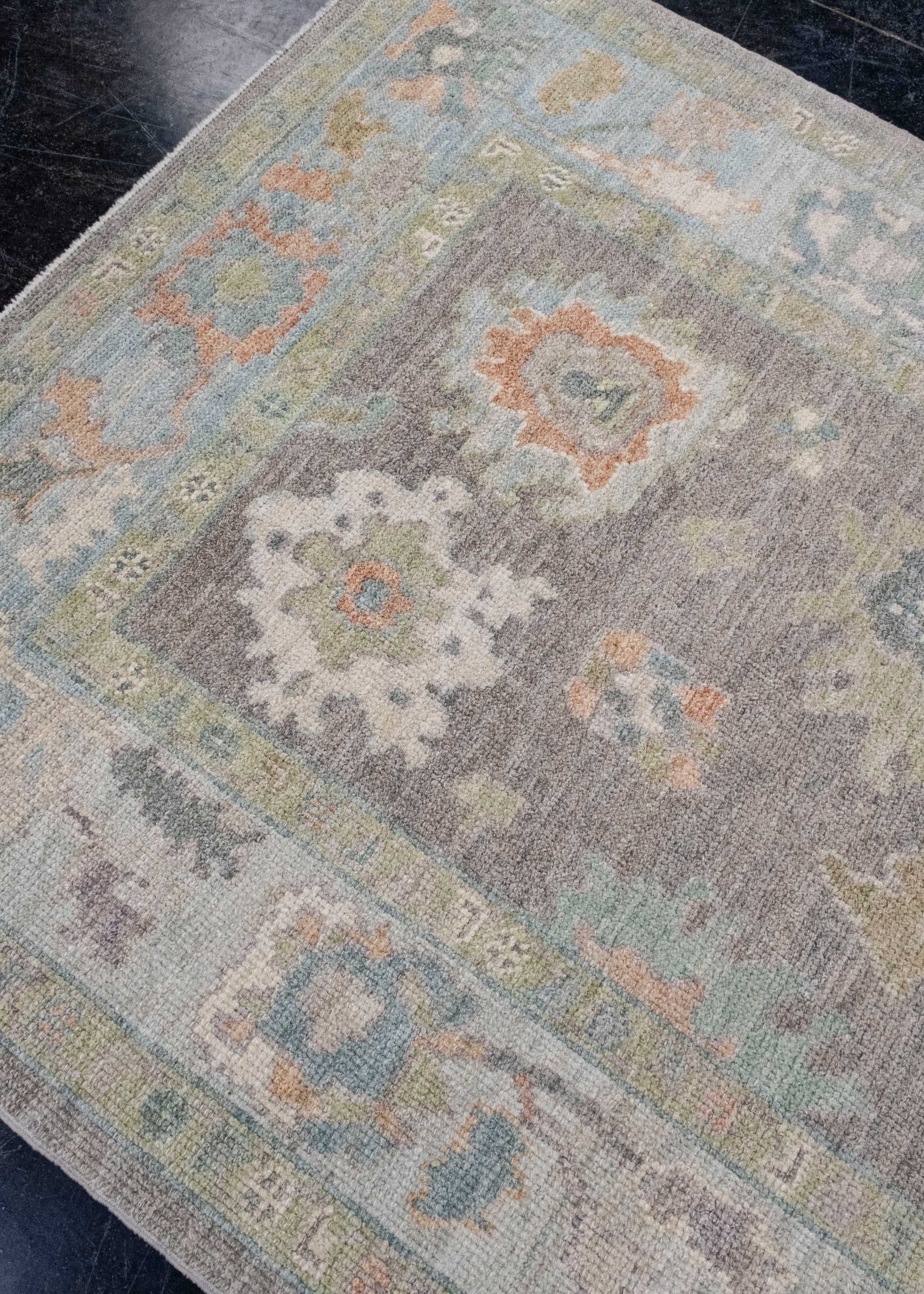 Turkish Oushak Rug 4'4" x 6'3" #16154