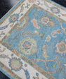 Turkish Oushak Rug 4'1" x 5'11" #16792