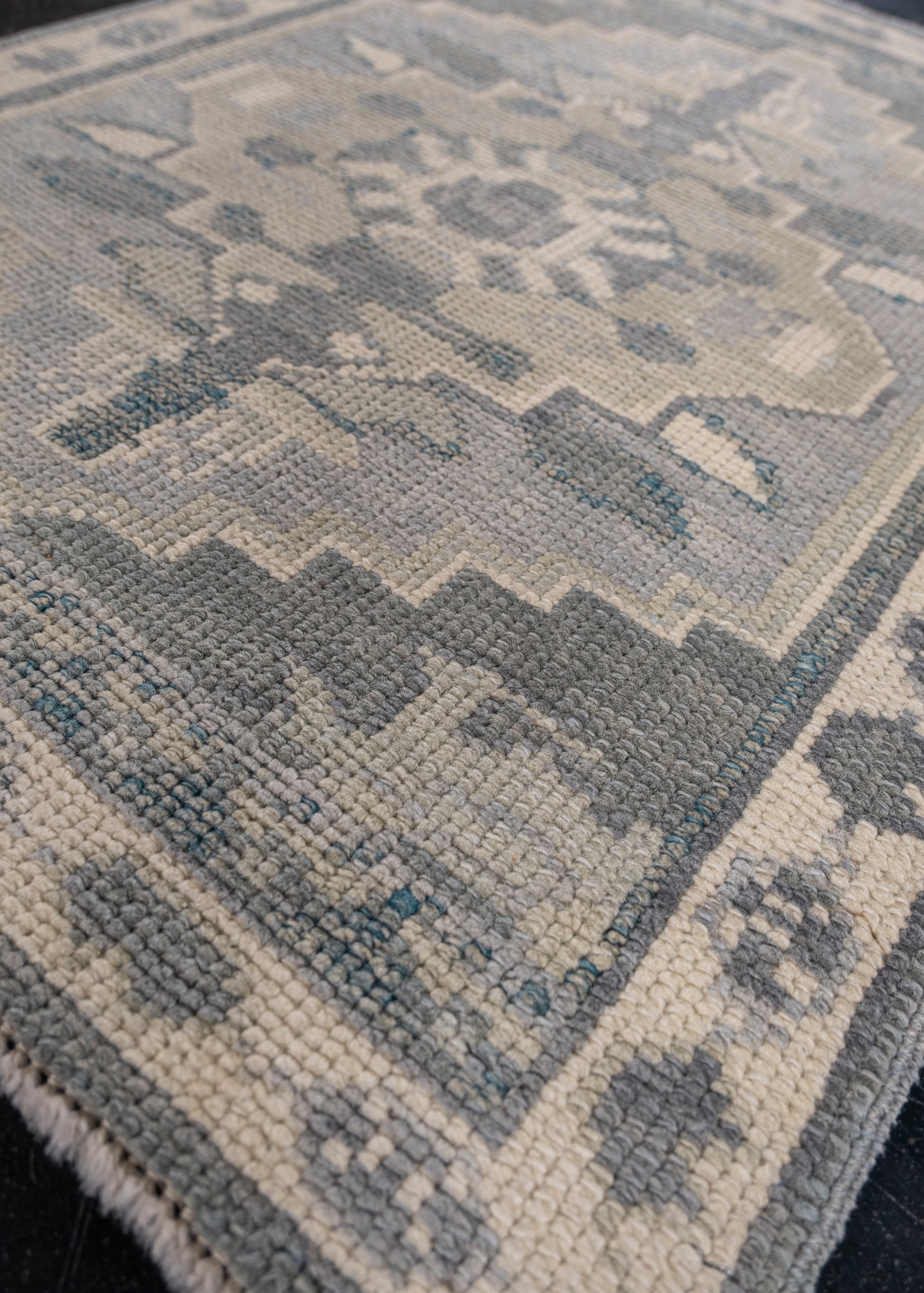 Turkish Oushak Rug 2'2" x 2'11" #11502