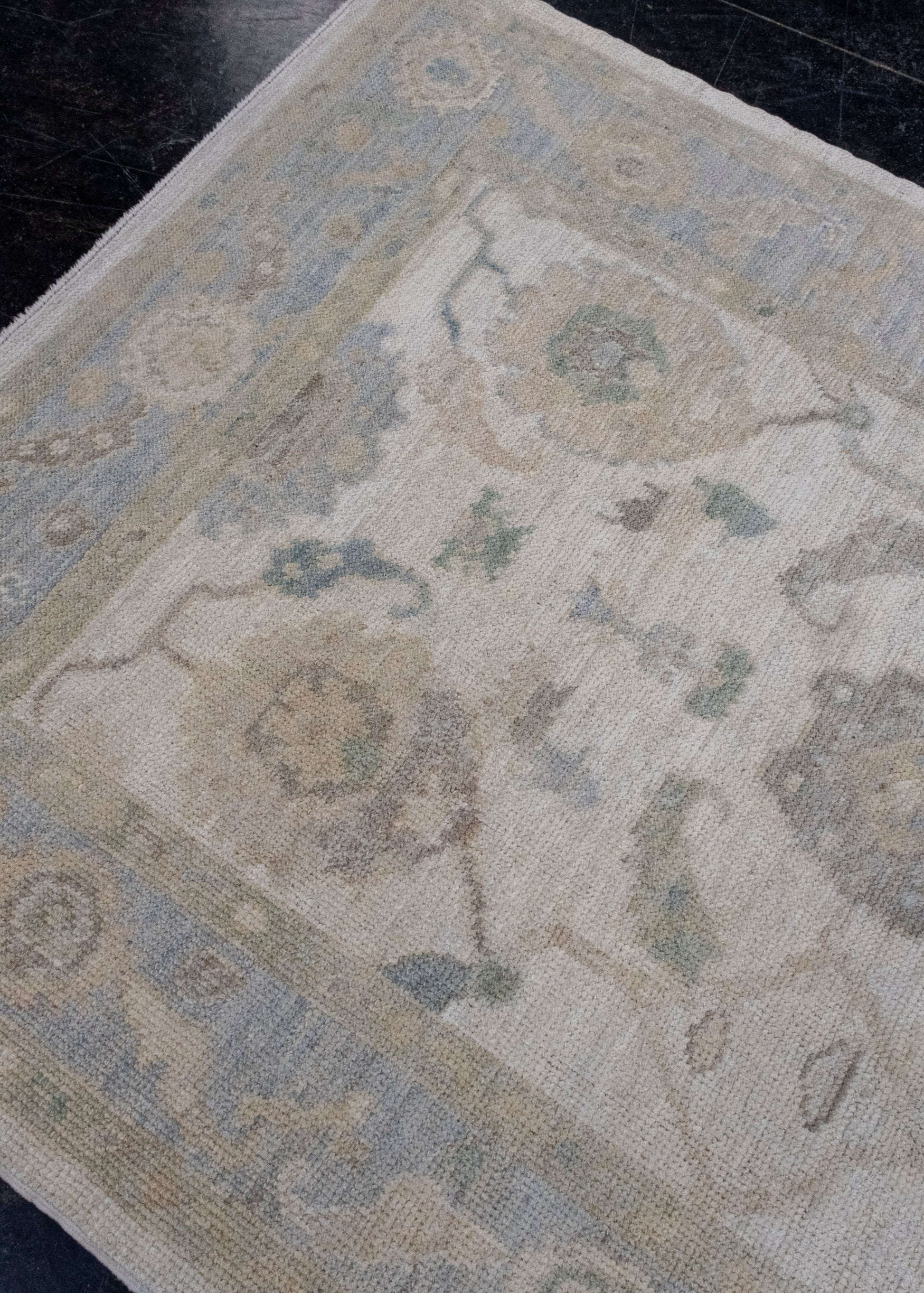 Turkish Oushak Rug 4'2" x 6'3" #16069