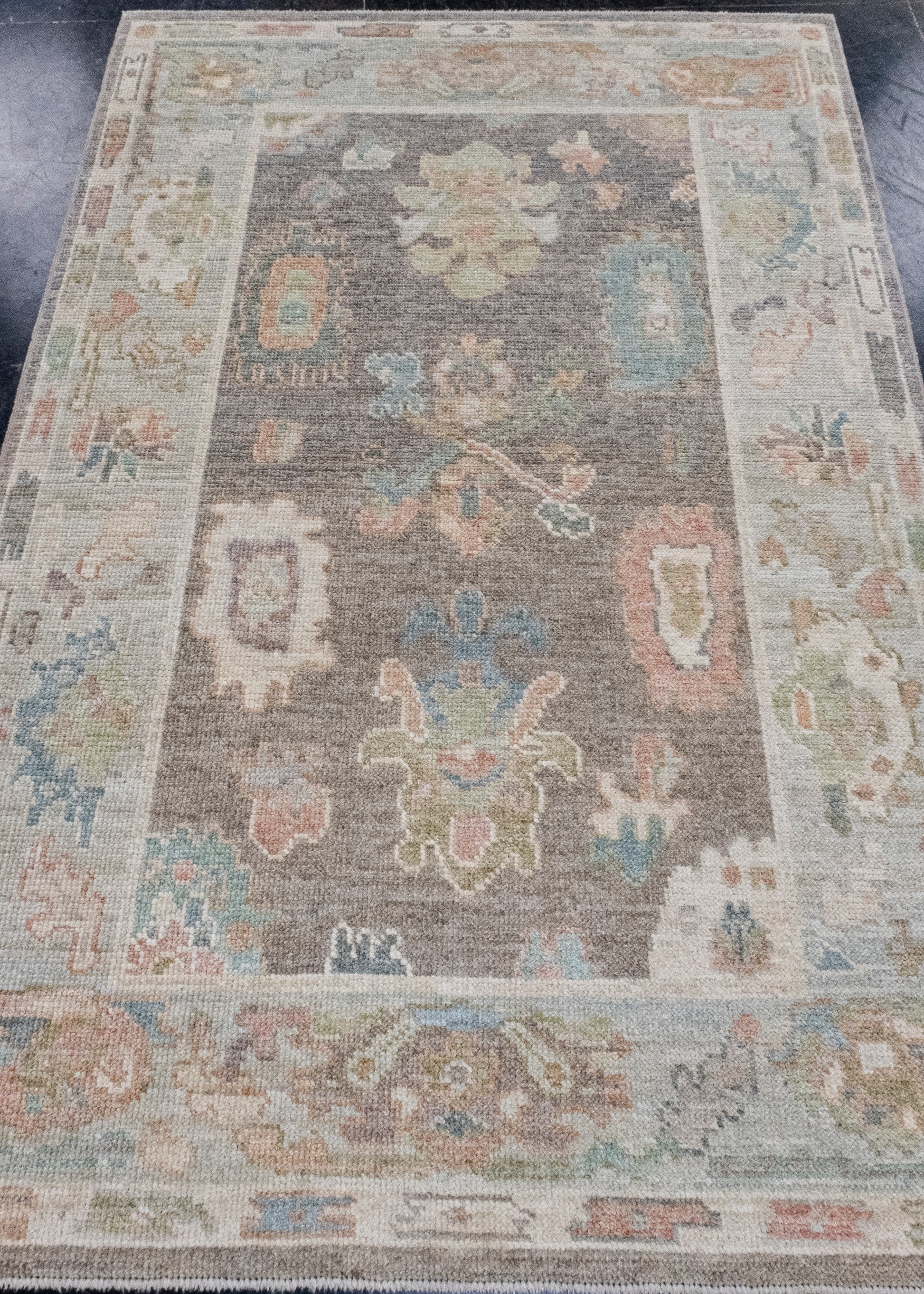 Turkish Oushak Rug 3'10" x 6'1" #16063