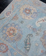 Turkish Oushak Rug 3'9" x 5'8" #16571