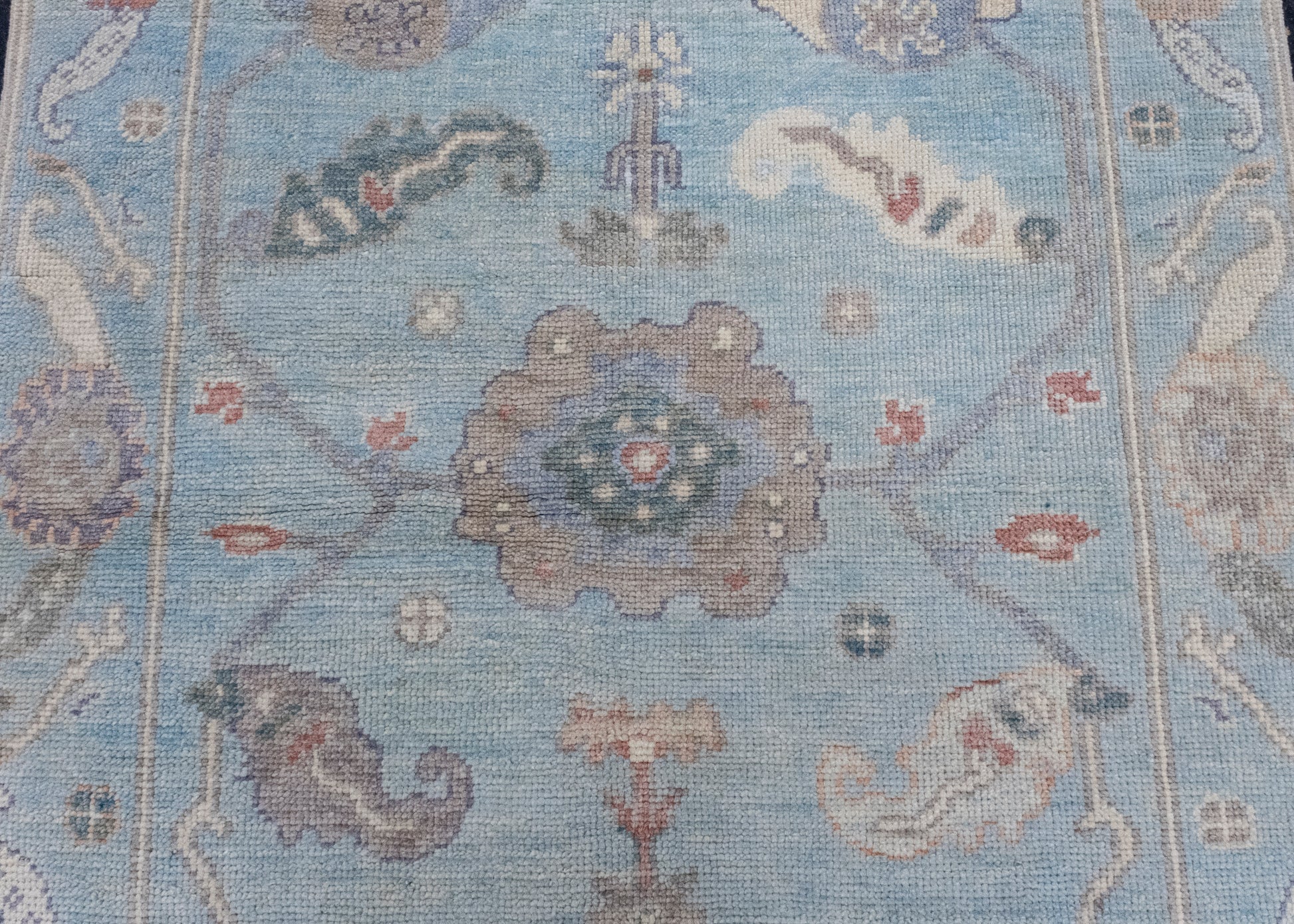 Turkish Oushak Rug 3'9" x 5'8" #16571