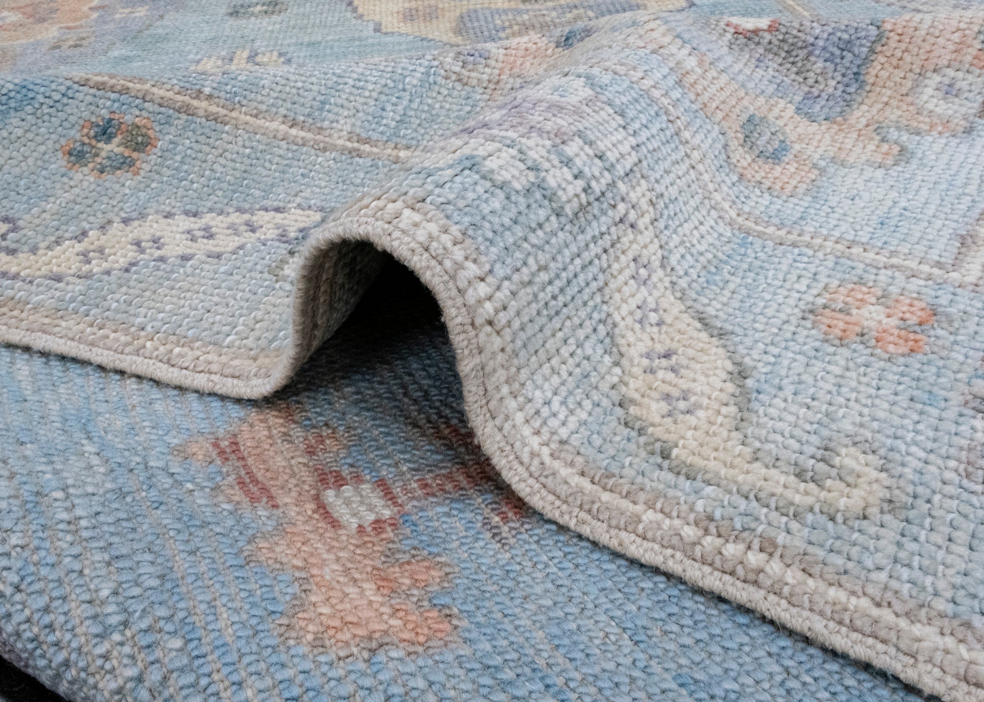 Turkish Oushak Rug 3'9" x 5'8" #16571