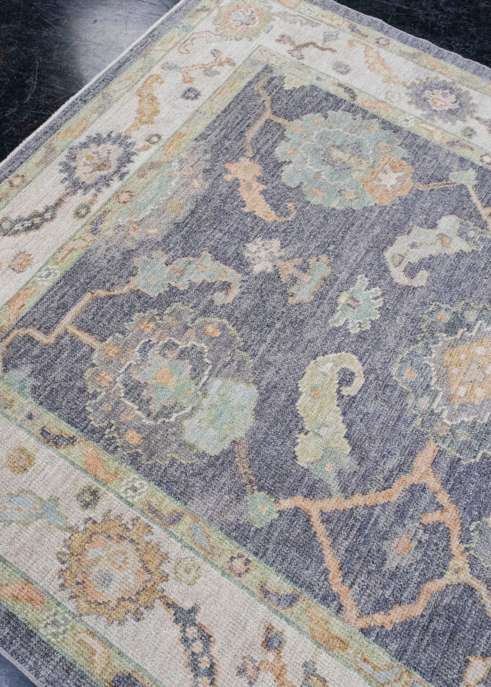 Turkish Oushak Rug 5'3" x 7' #16493