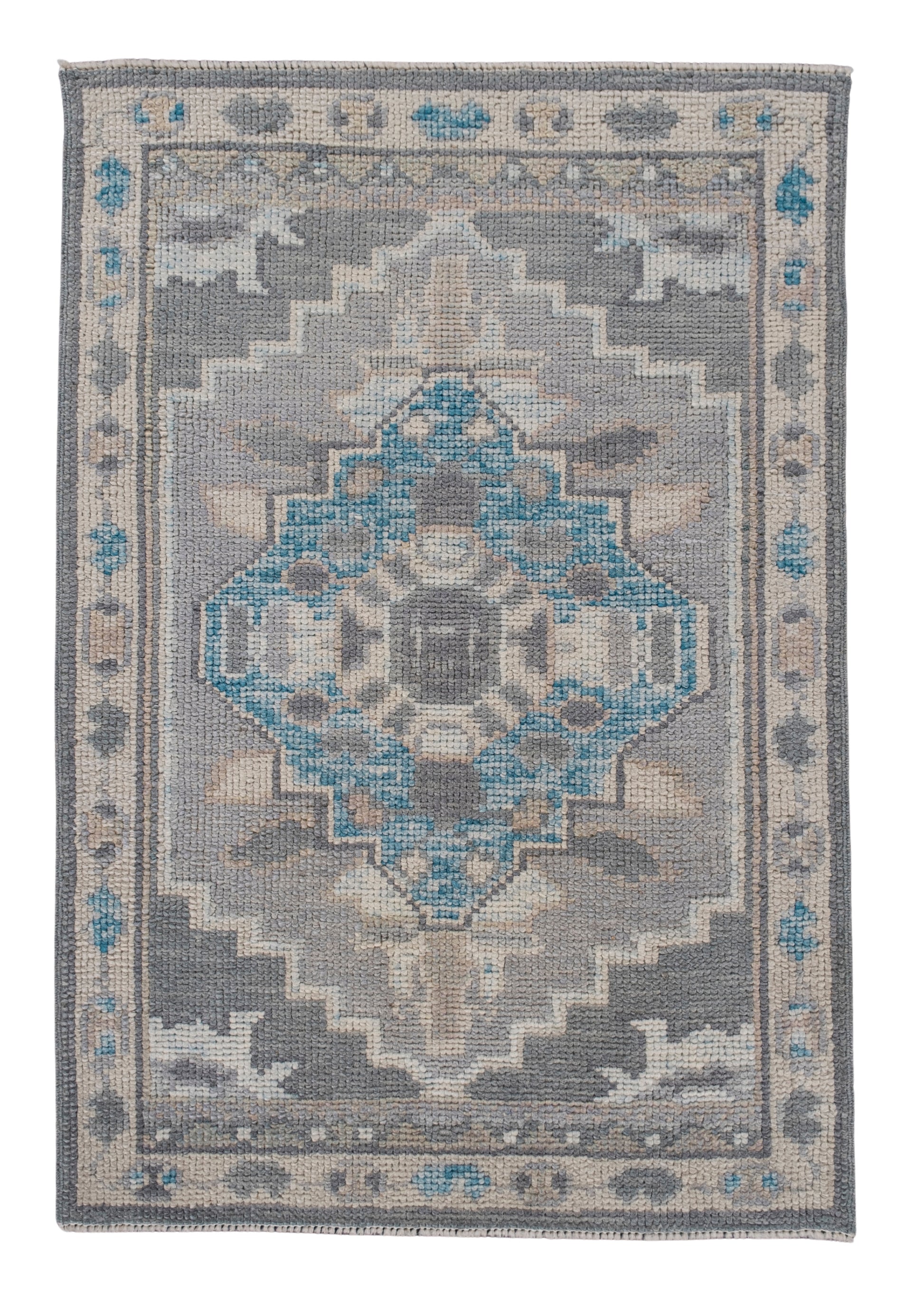 Turkish Oushak Rug 2'1" x 3'1" #11858