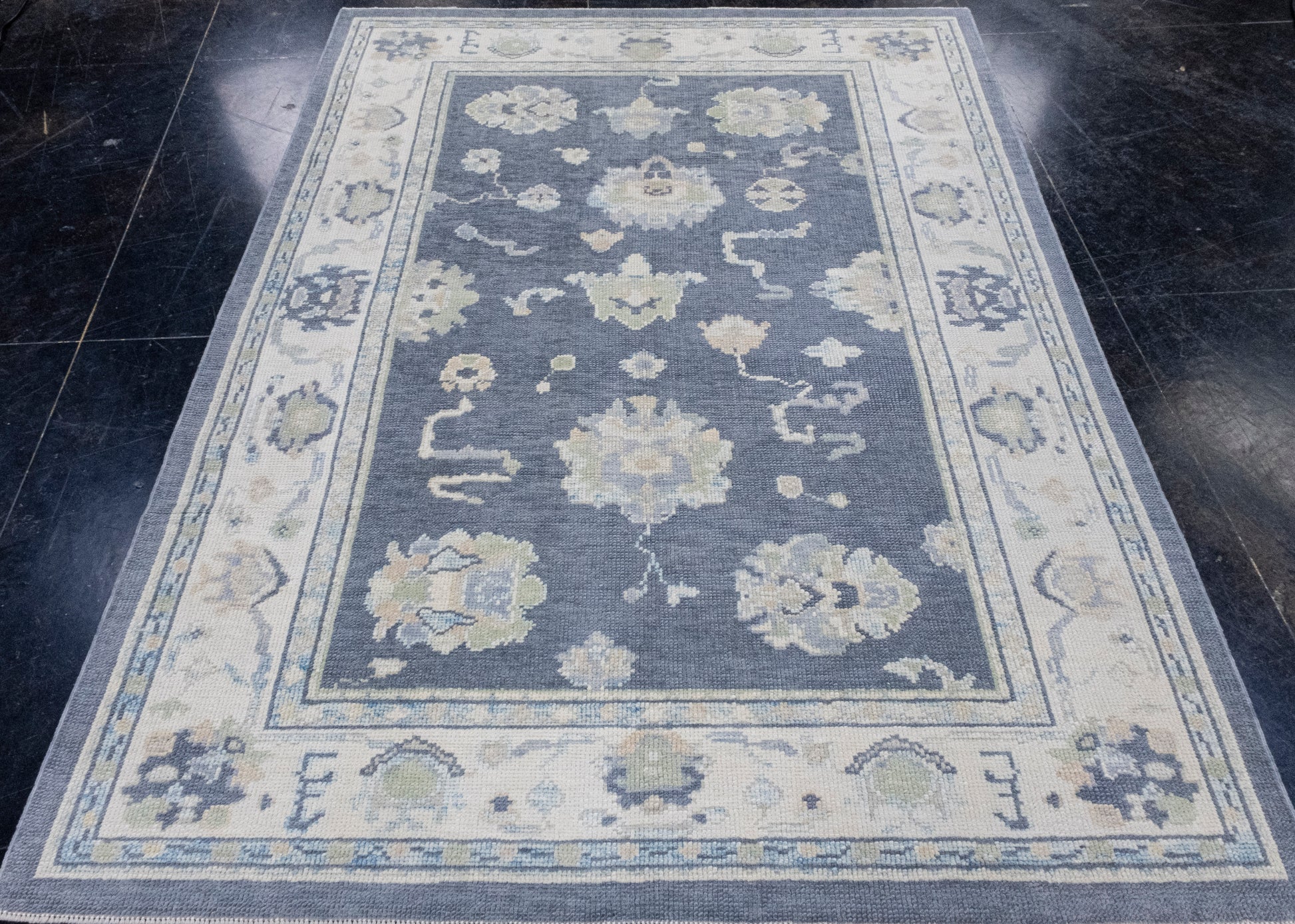 Turkish Oushak Rug 5' x 6'10" #16630