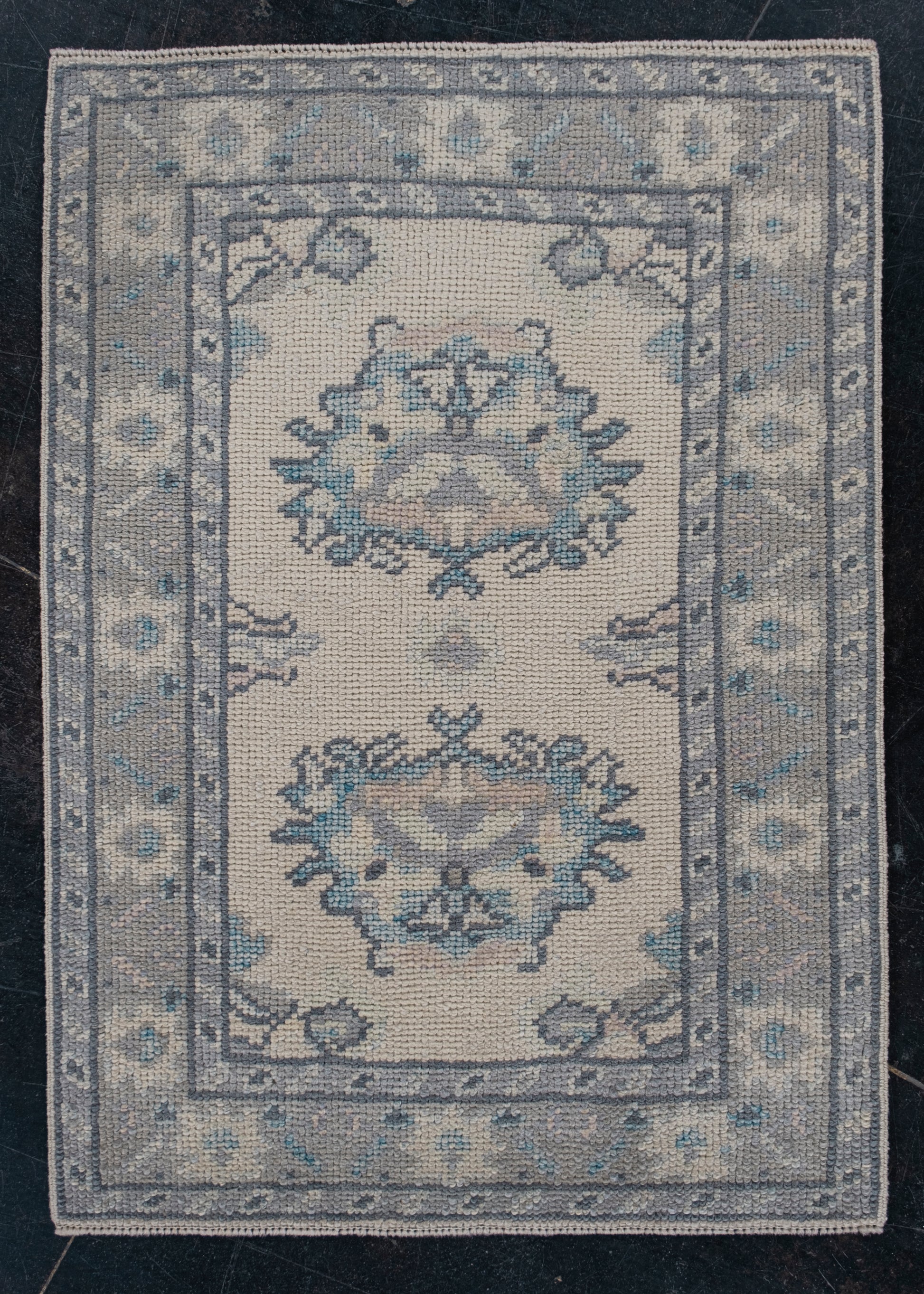 Turkish Oushak Rug 2'2" x 3'1" #11830
