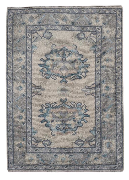 Turkish Oushak Rug 2'2" x 3'1" #11830