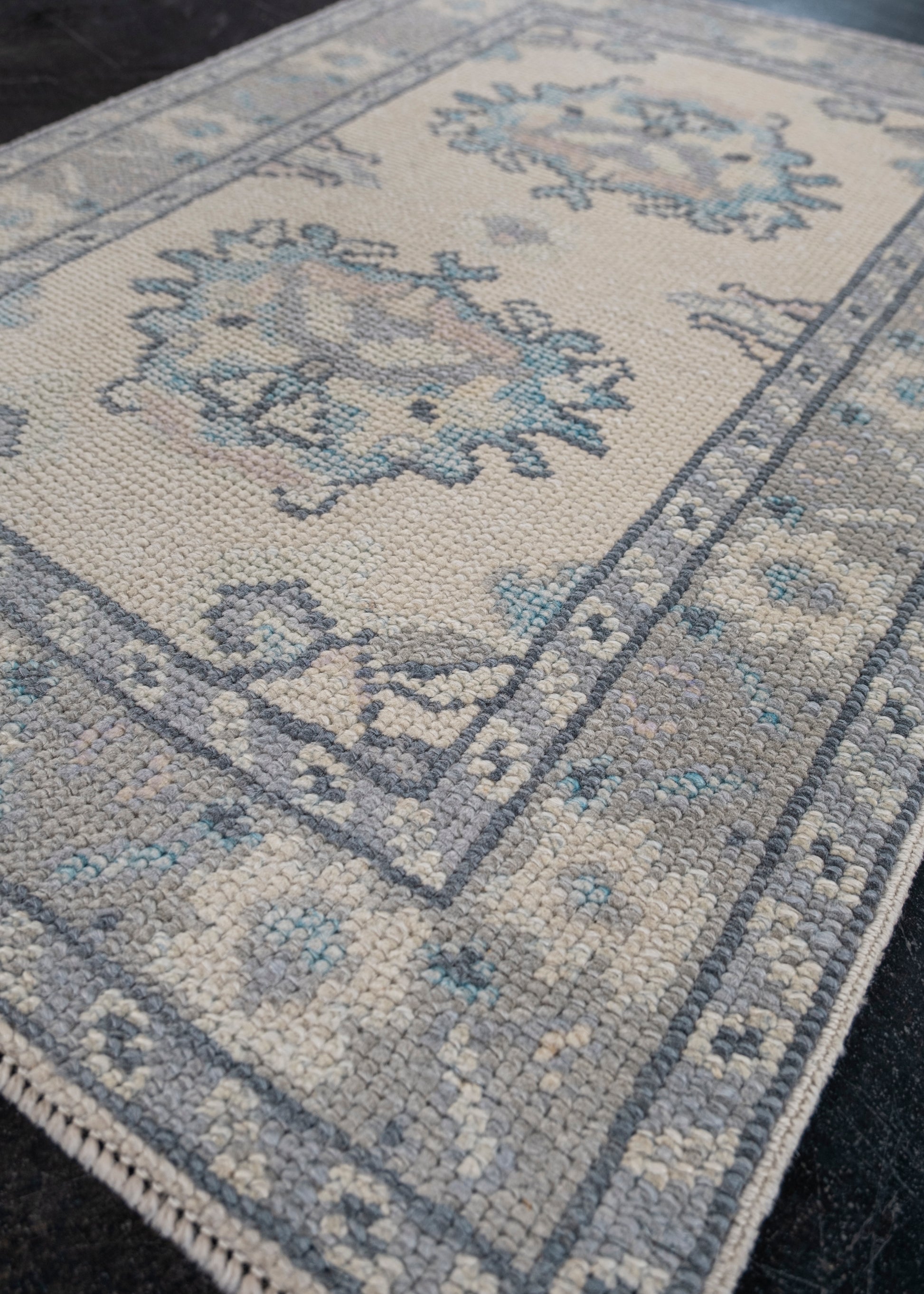 Turkish Oushak Rug 2'2" x 3'1" #11830