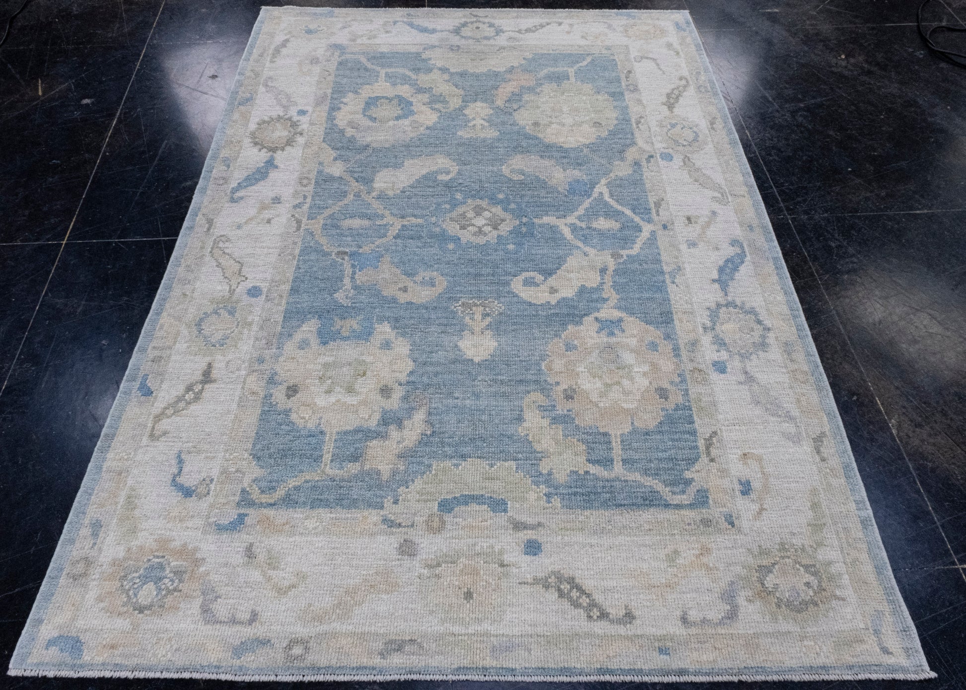 Turkish Oushak Rug 4'11" x 7' #16434