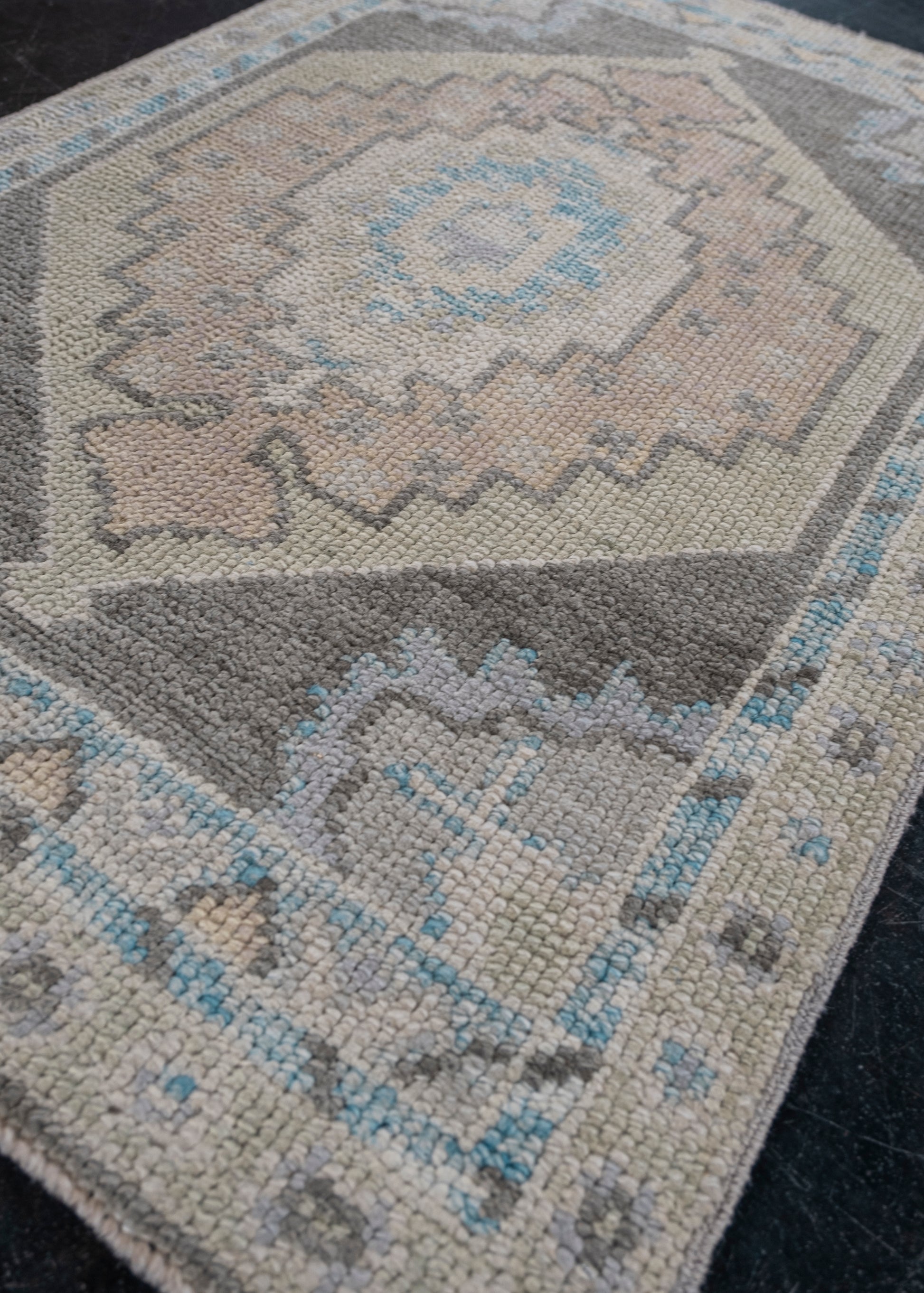 Turkish Oushak Rug 2'2" x 3'2" #11852