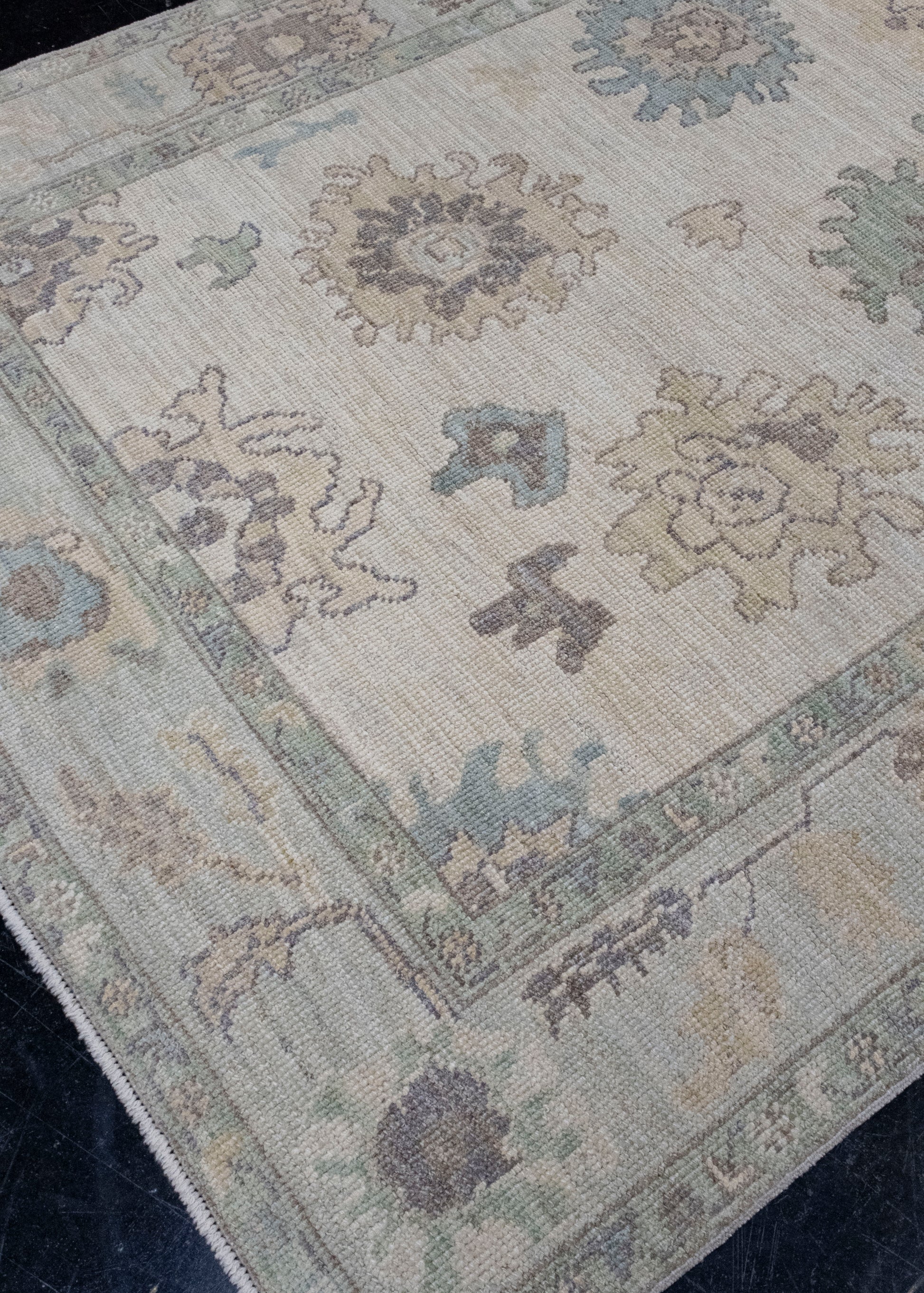 Turkish Oushak Rug 5'1" x 7' #16437