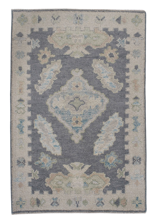 Turkish Oushak Rug 2'1" x 3'1" #11886