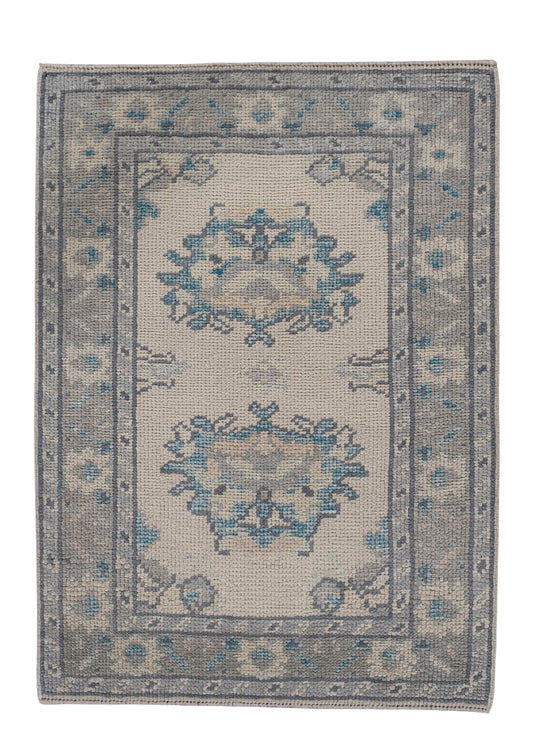 Turkish Oushak Rug 2'2" x 3' #11882