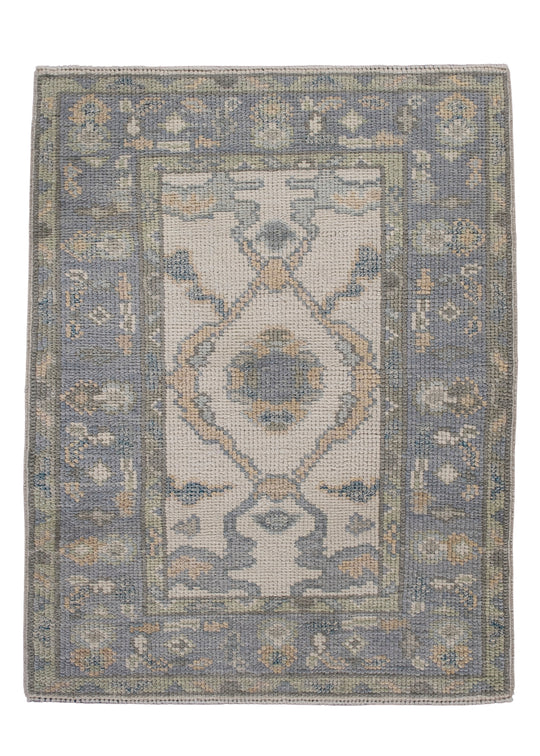 Turkish Oushak Rug 2'4" x 3' #11468