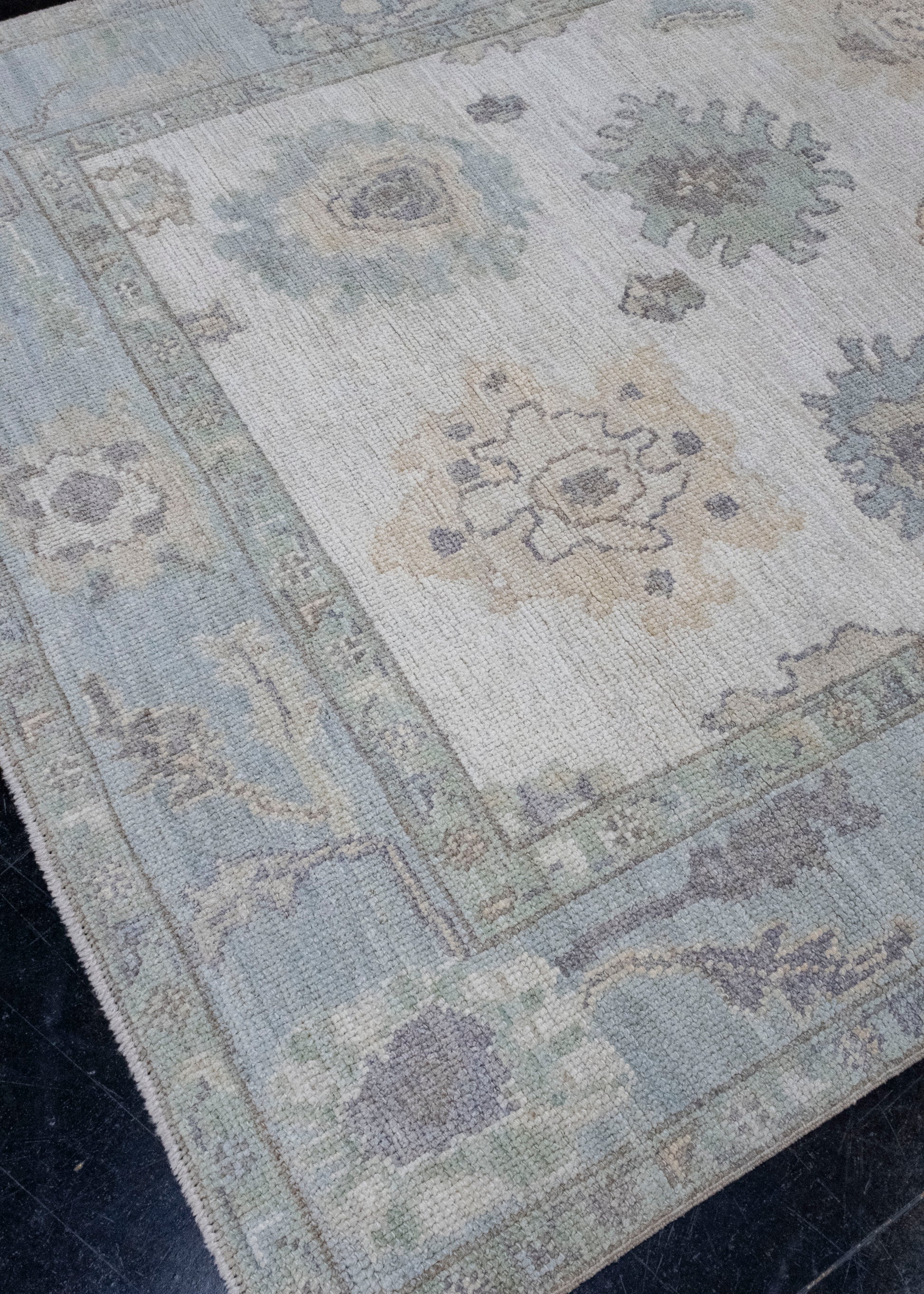 Turkish Oushak Rug 5'2" x 6'11" #16463