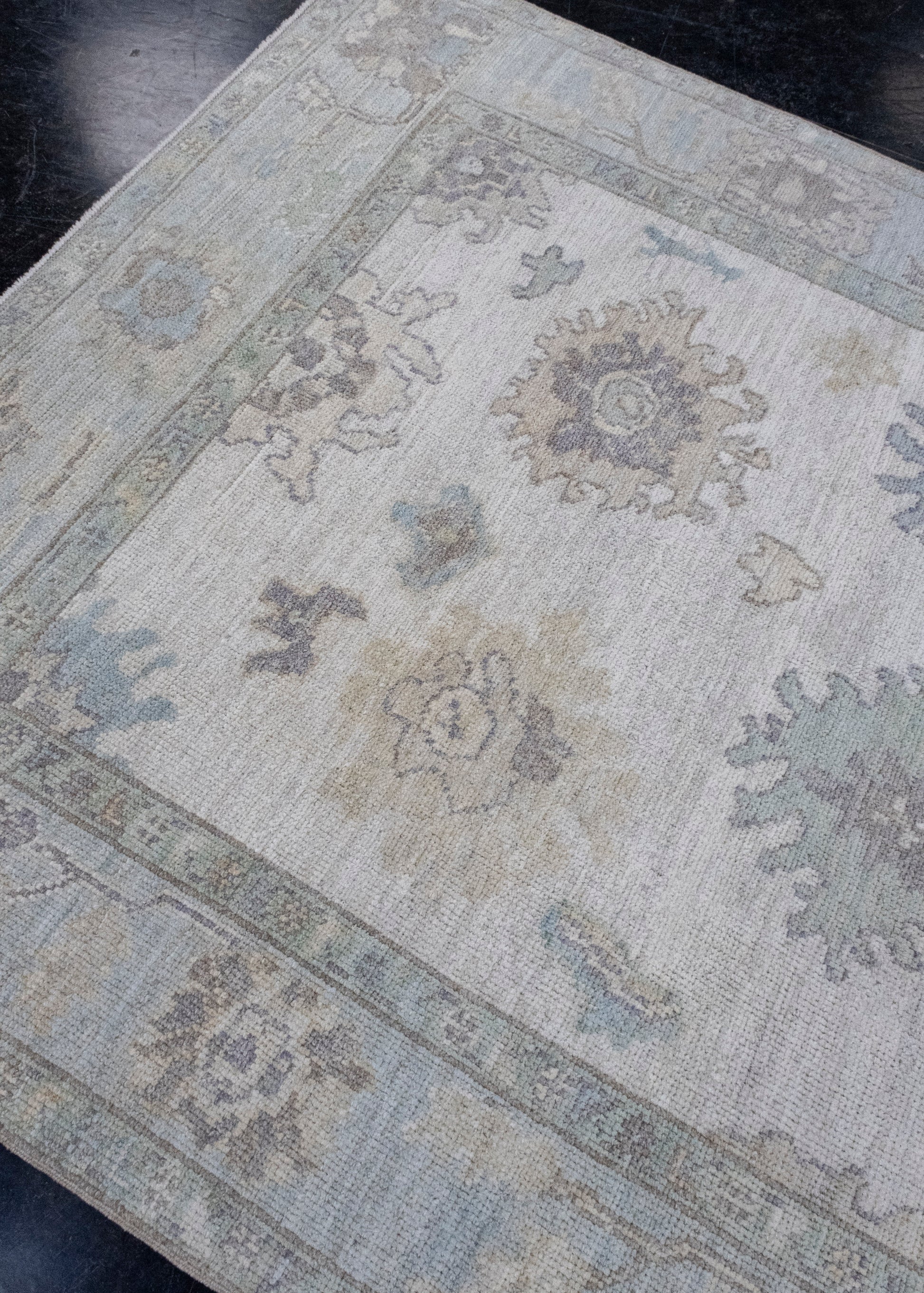 Turkish Oushak Rug 5'2" x 6'11" #16463