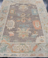Turkish Oushak Rug 5'1" x 6'11" #16024