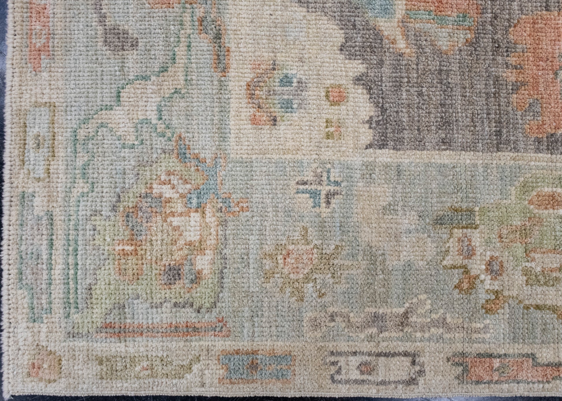 Turkish Oushak Rug 5'1" x 6'11" #16024