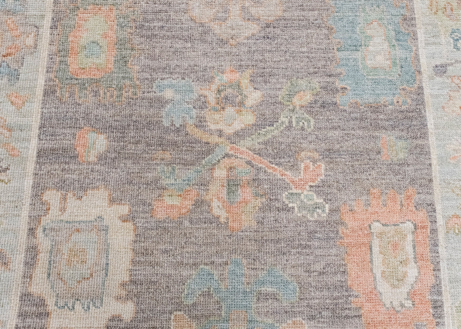 Turkish Oushak Rug 5'1" x 6'11" #16024
