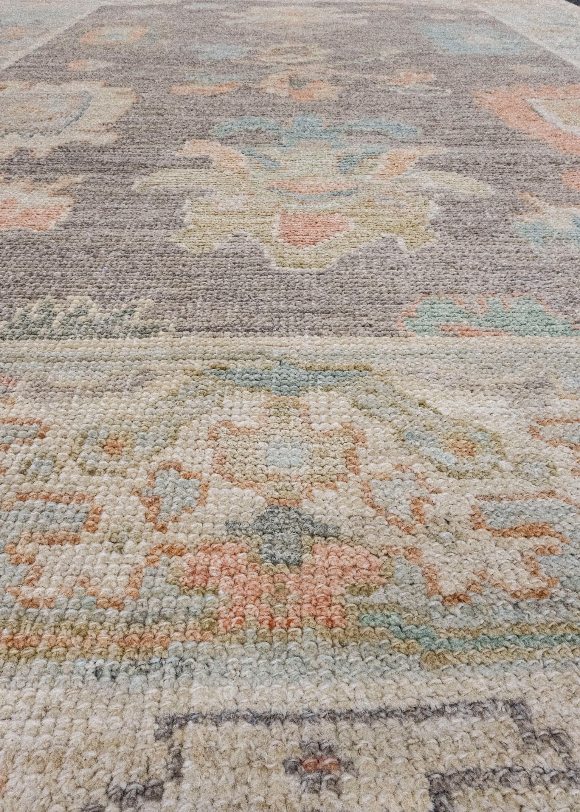 Turkish Oushak Rug 5'1" x 6'11" #16024