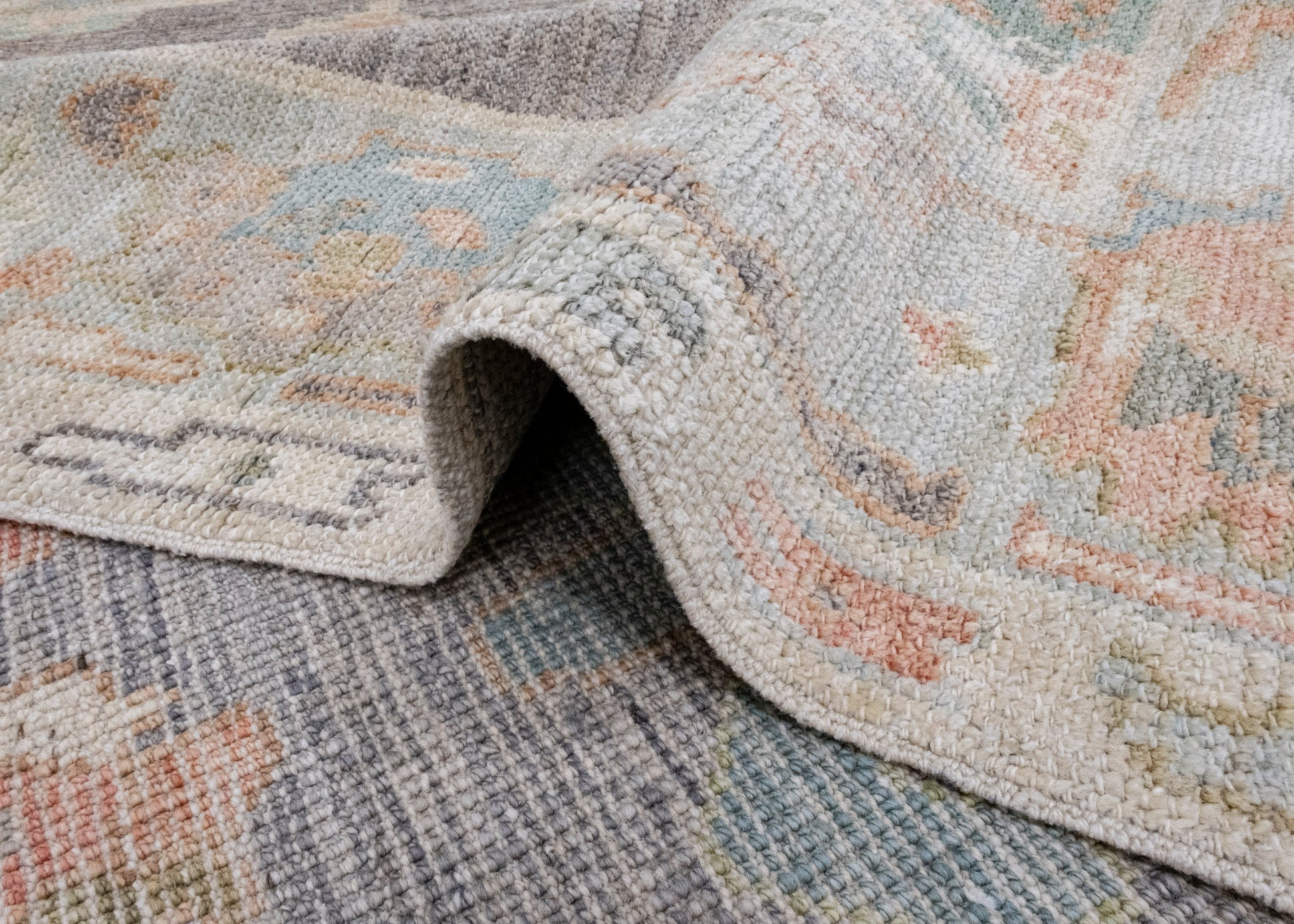 Turkish Oushak Rug 5'1" x 6'11" #16024