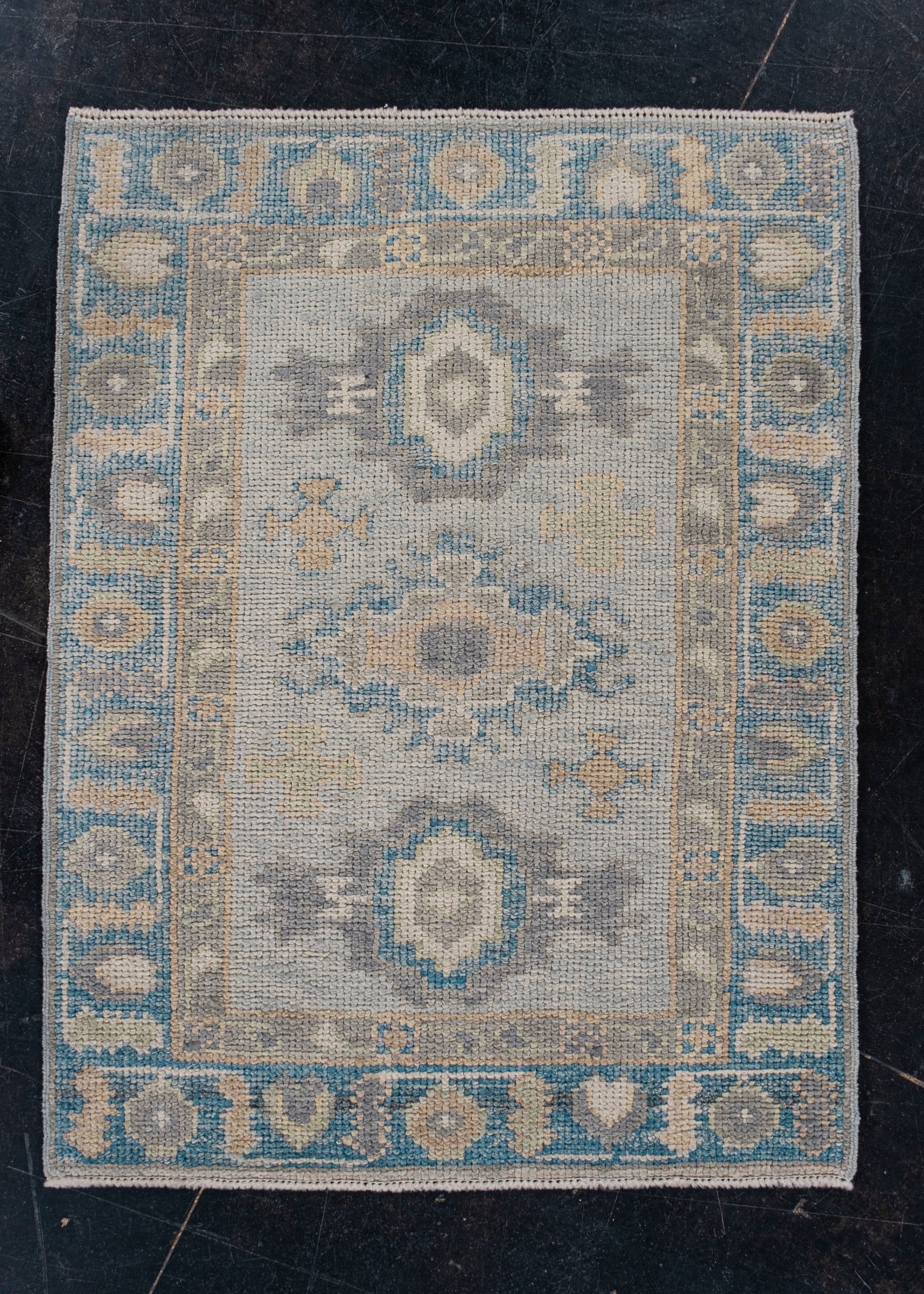 Turkish Oushak Rug 2'3" x 3' #11478