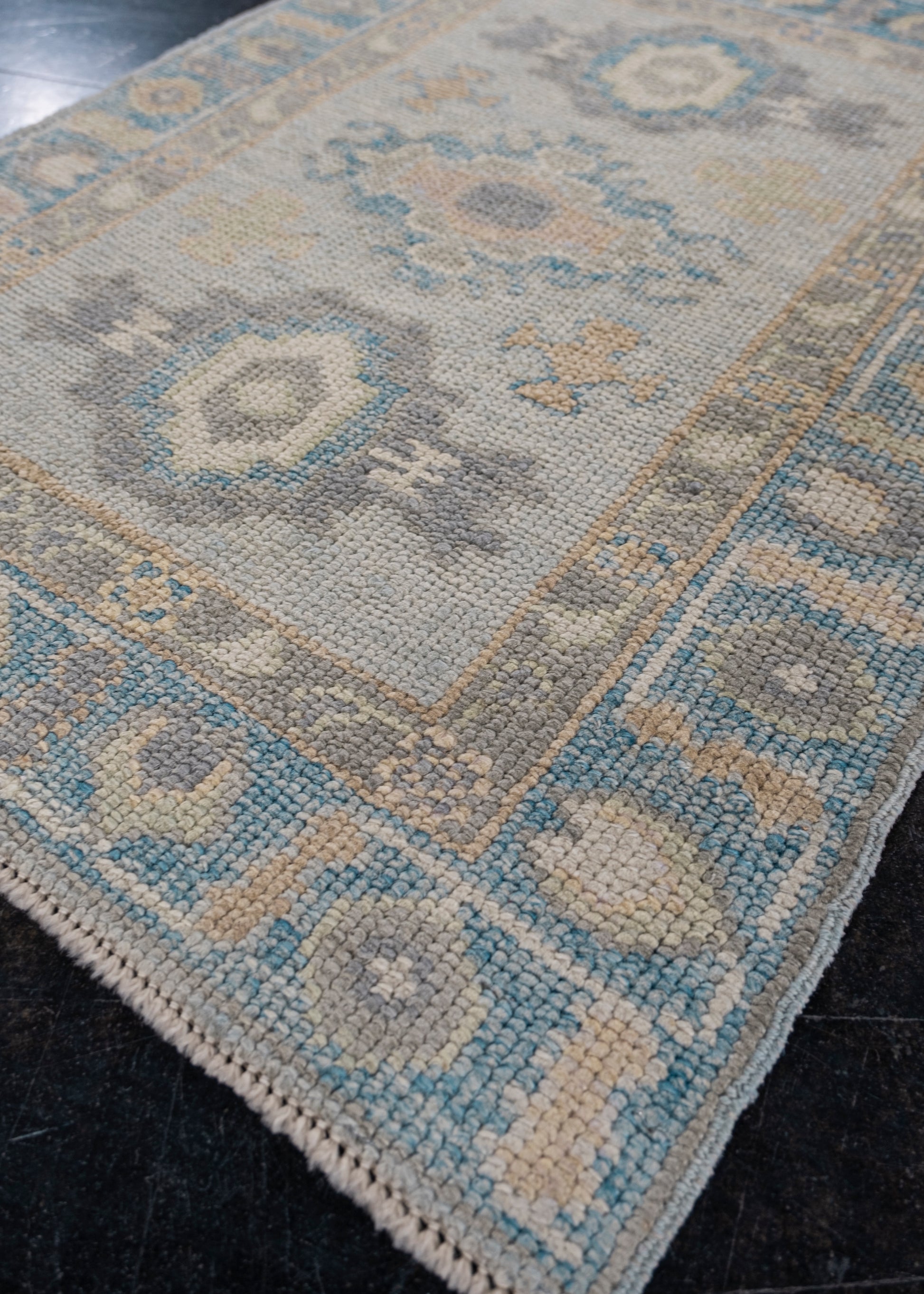 Turkish Oushak Rug 2'3" x 3' #11478