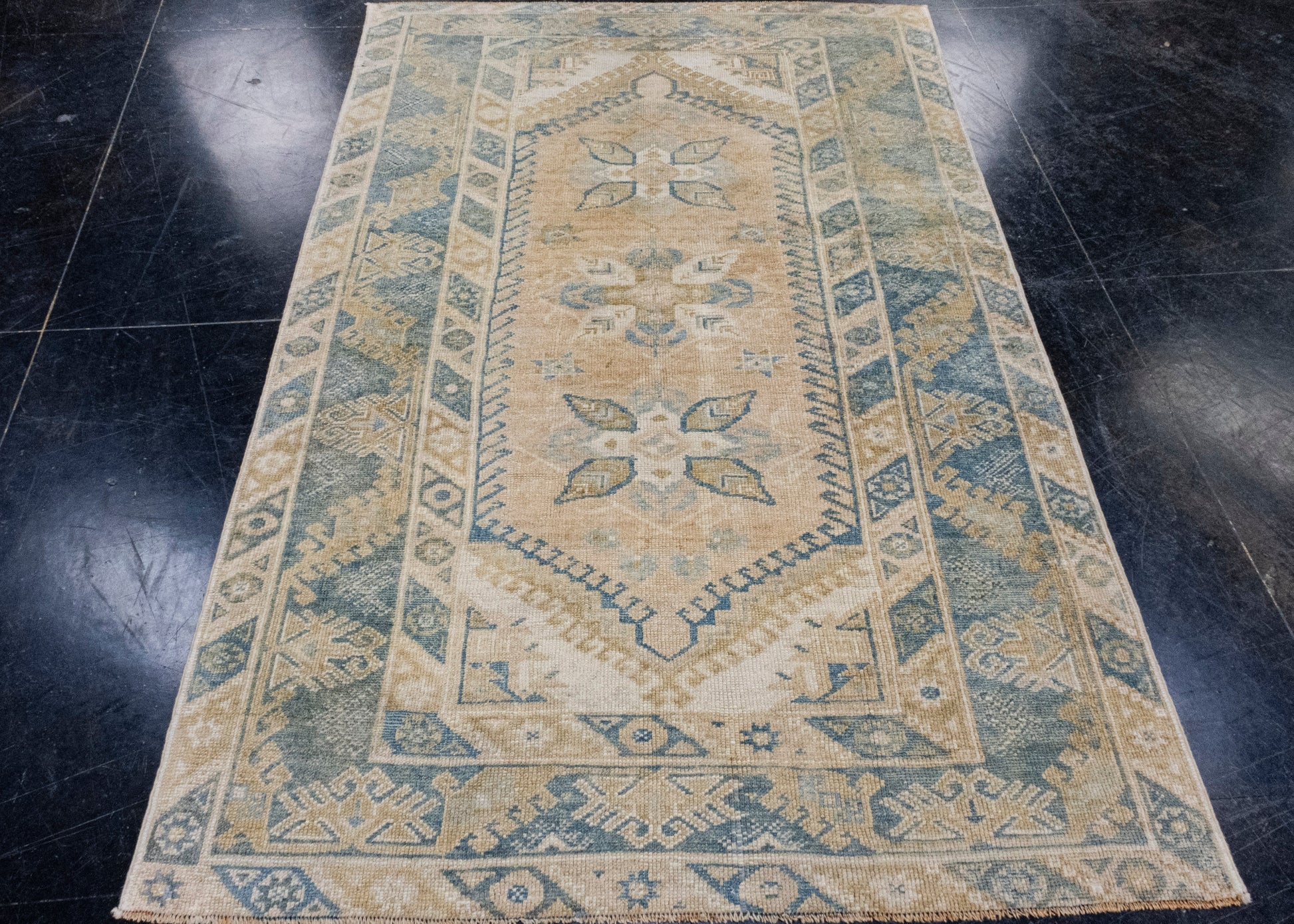 Turkish Vintage Anatolian Rug 4'2" x 6'5" #16633