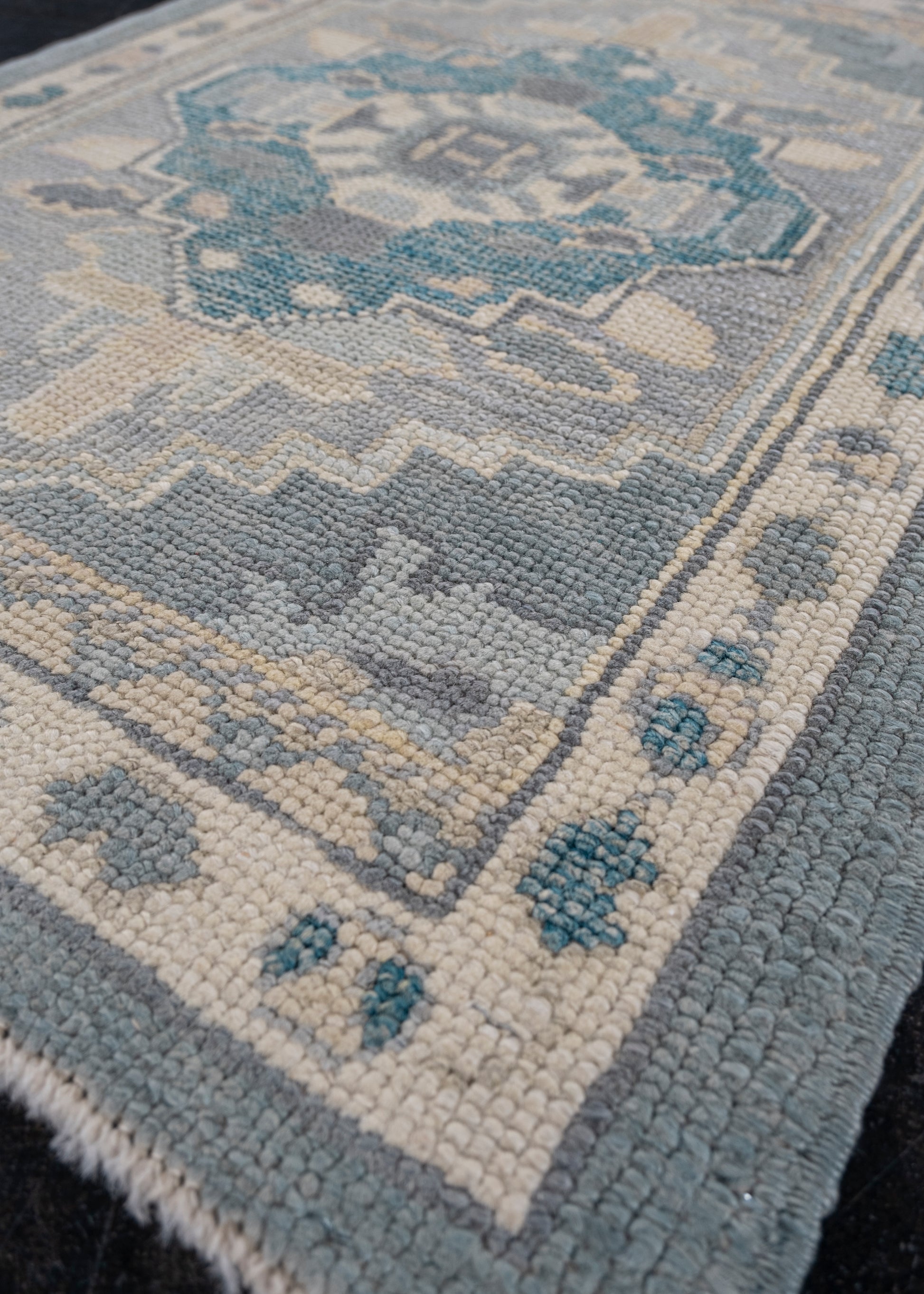 Turkish Oushak Rug 2'3" x 3'1" #11494