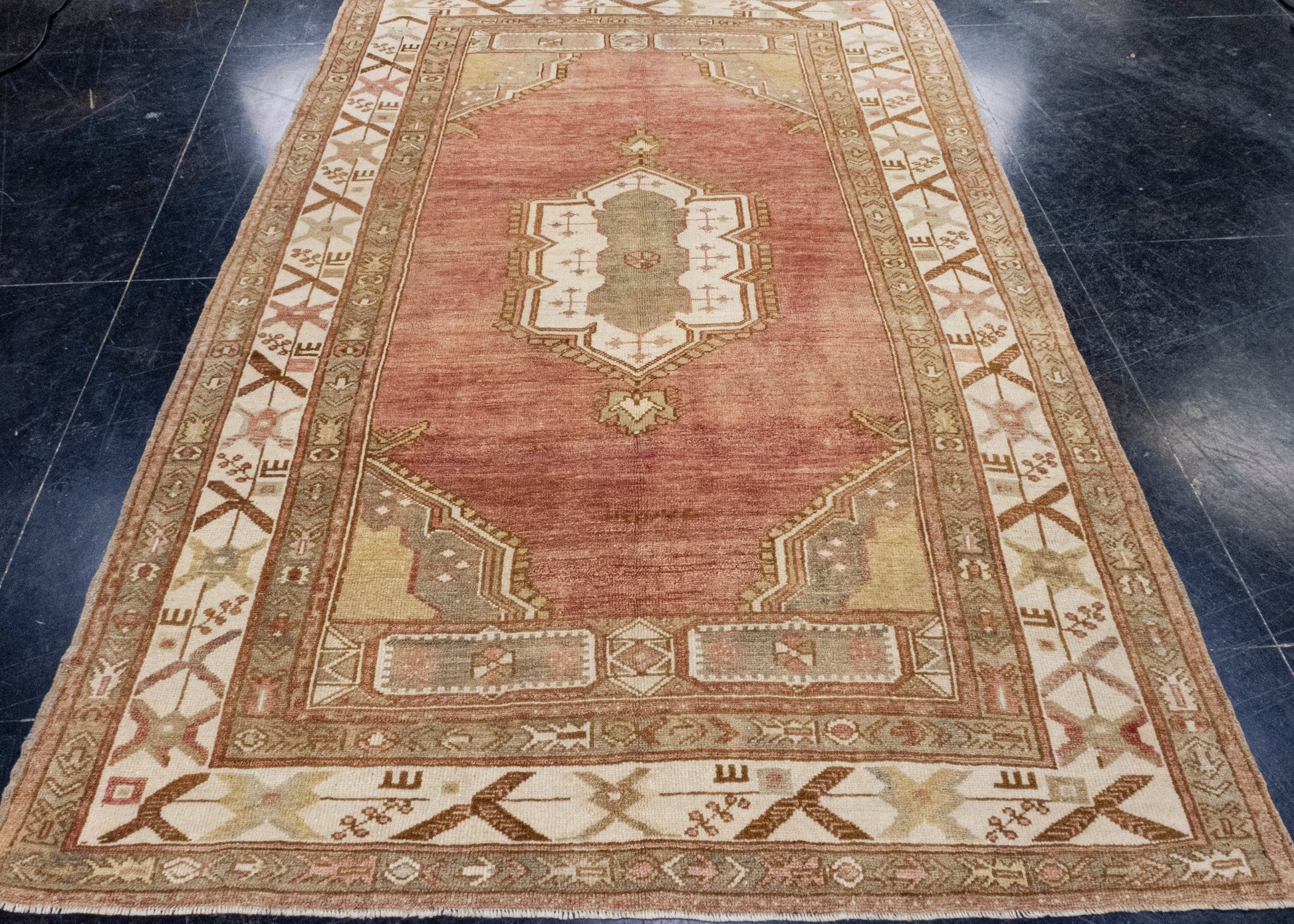 Turkish Vintage Anatolian Rug 5'3" x 7'11" #16854