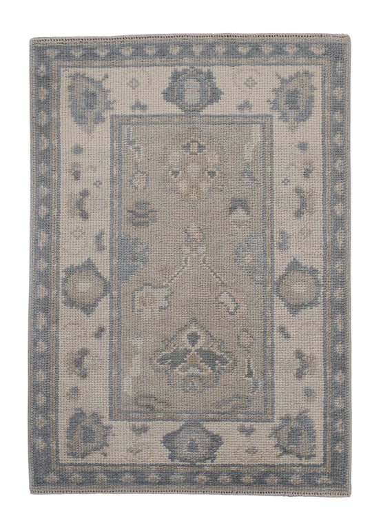 Turkish Oushak Rug 2'3" x 3'2" #11868