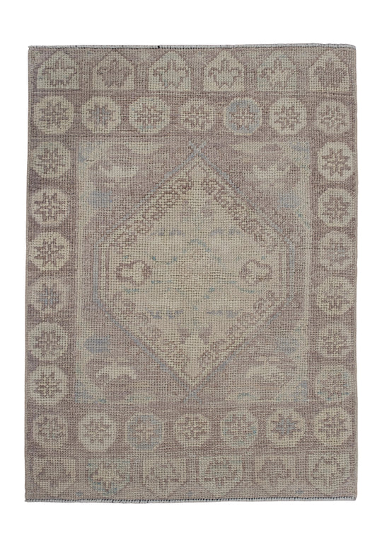 Turkish Oushak Rug 2'4" x 3'2" #12007