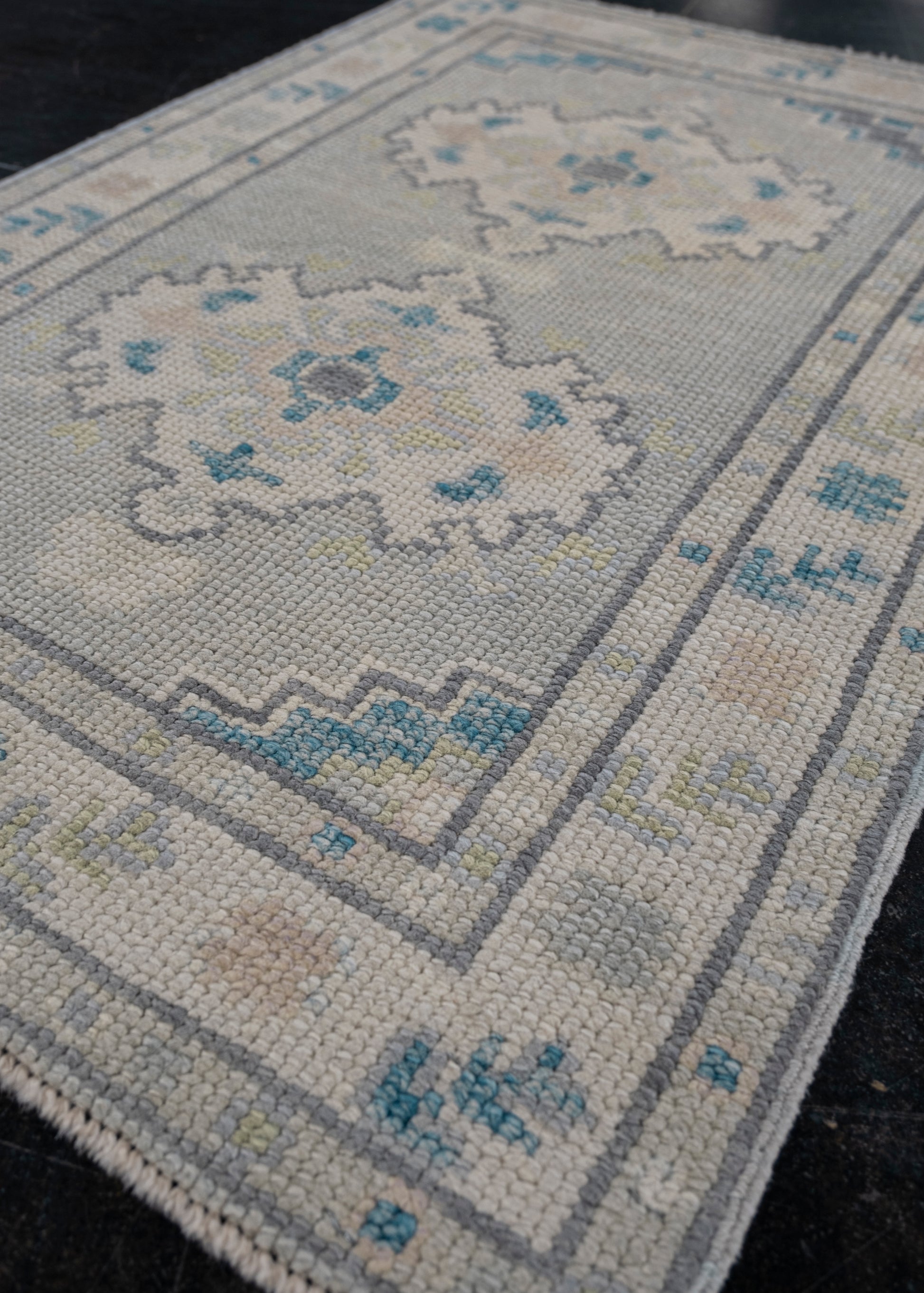 Turkish Oushak Rug 2'2" x 3'2" #11875