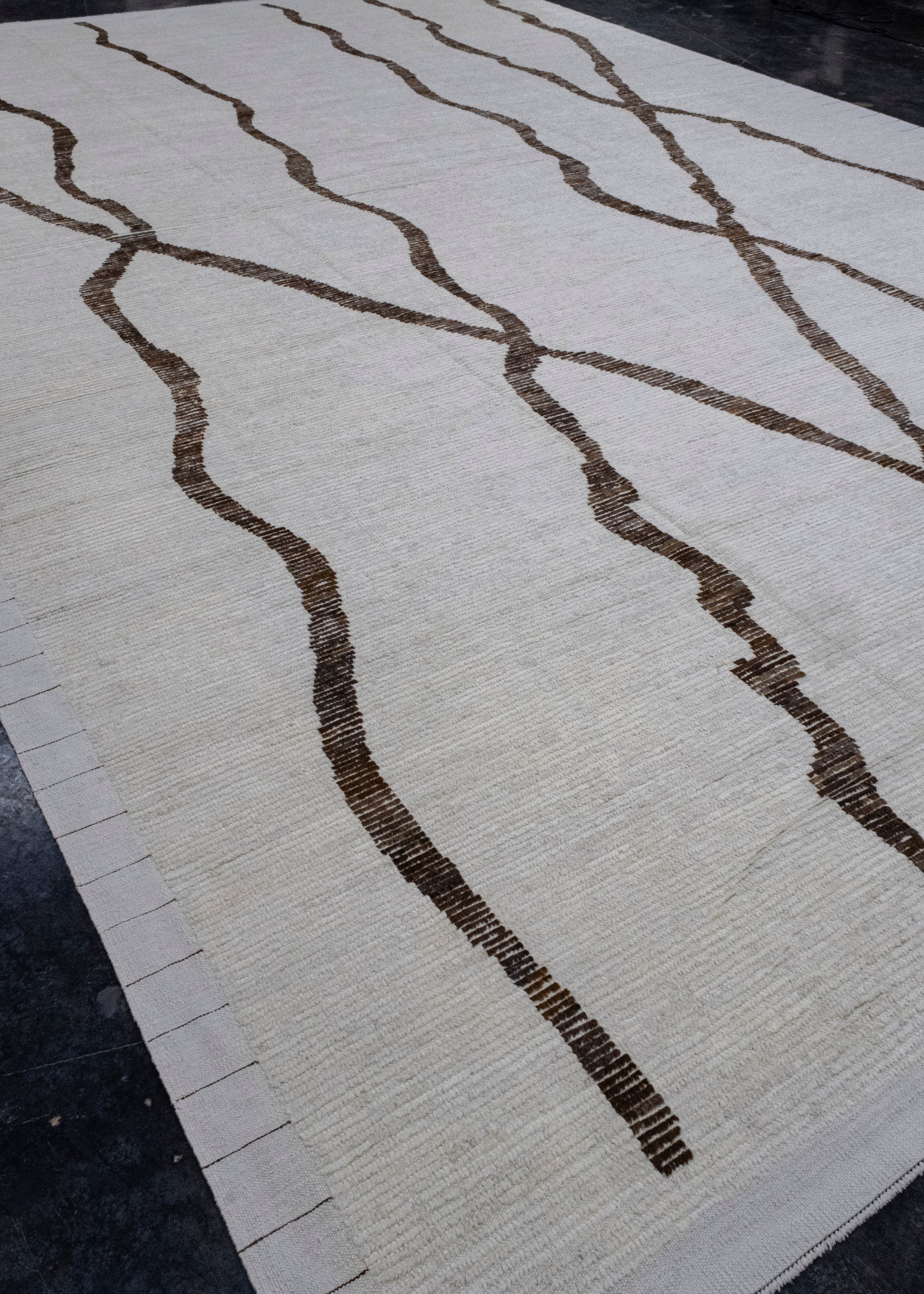 Hand Knotted Turkish Tulu Rug 12'8" x 19'4" #16044