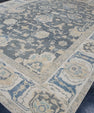 Turkish Antique Look Oushak Rug 11'10" x 16'2" #16535