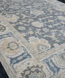 Turkish Antique Look Oushak Rug 11'10" x 16'2" #16535