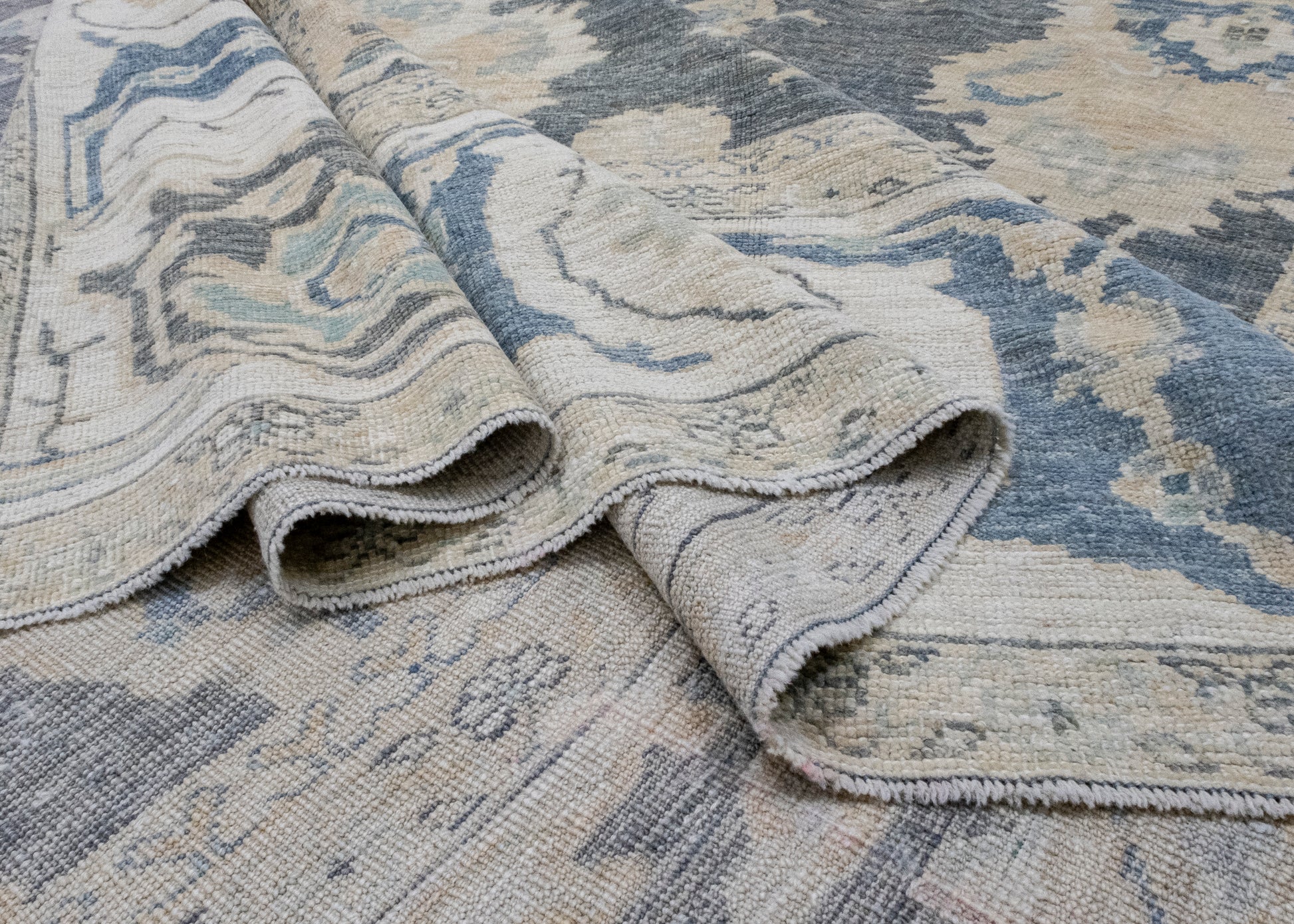 Turkish Antique Look Oushak Rug 11'10" x 16'2" #16535