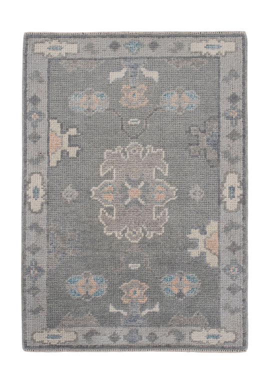 Turkish Oushak Rug 2'2" x 3' #11844