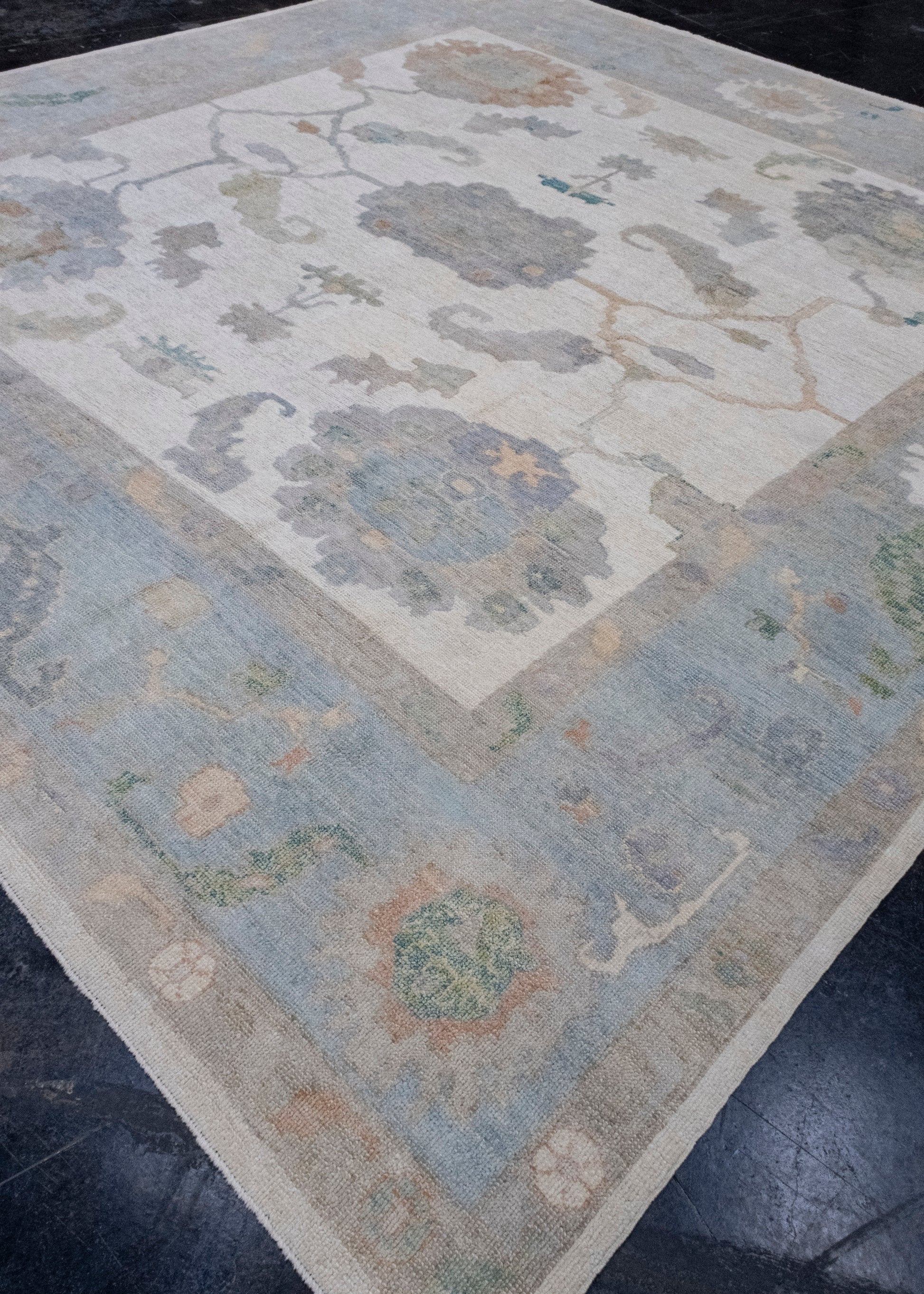 Square Turkish Oushak Rug 11'10" x 12' #16613