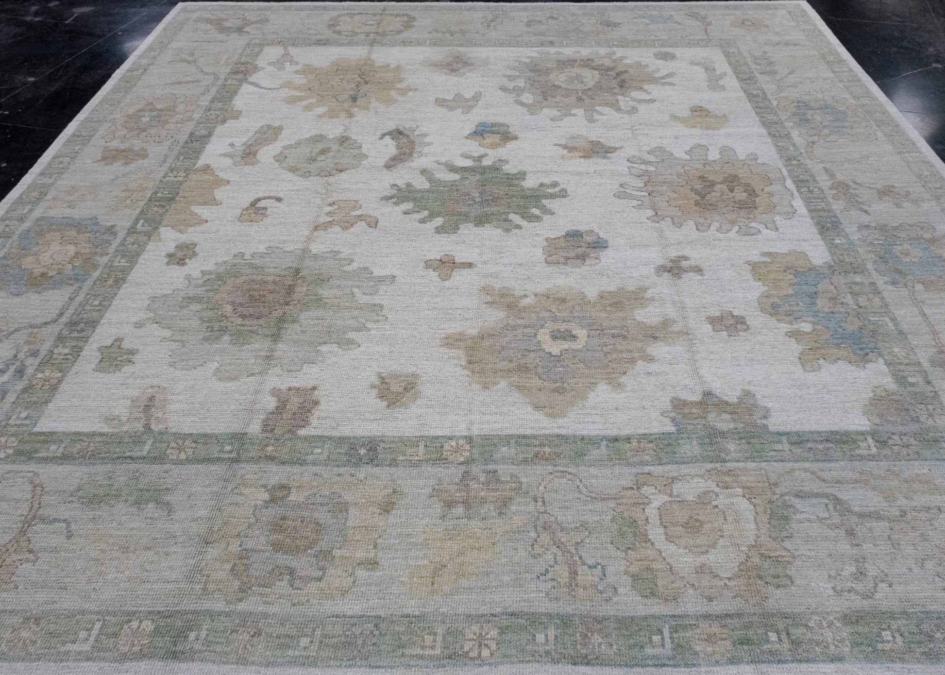Square Turkish Oushak Rug 10'1" x 10'6" #16155