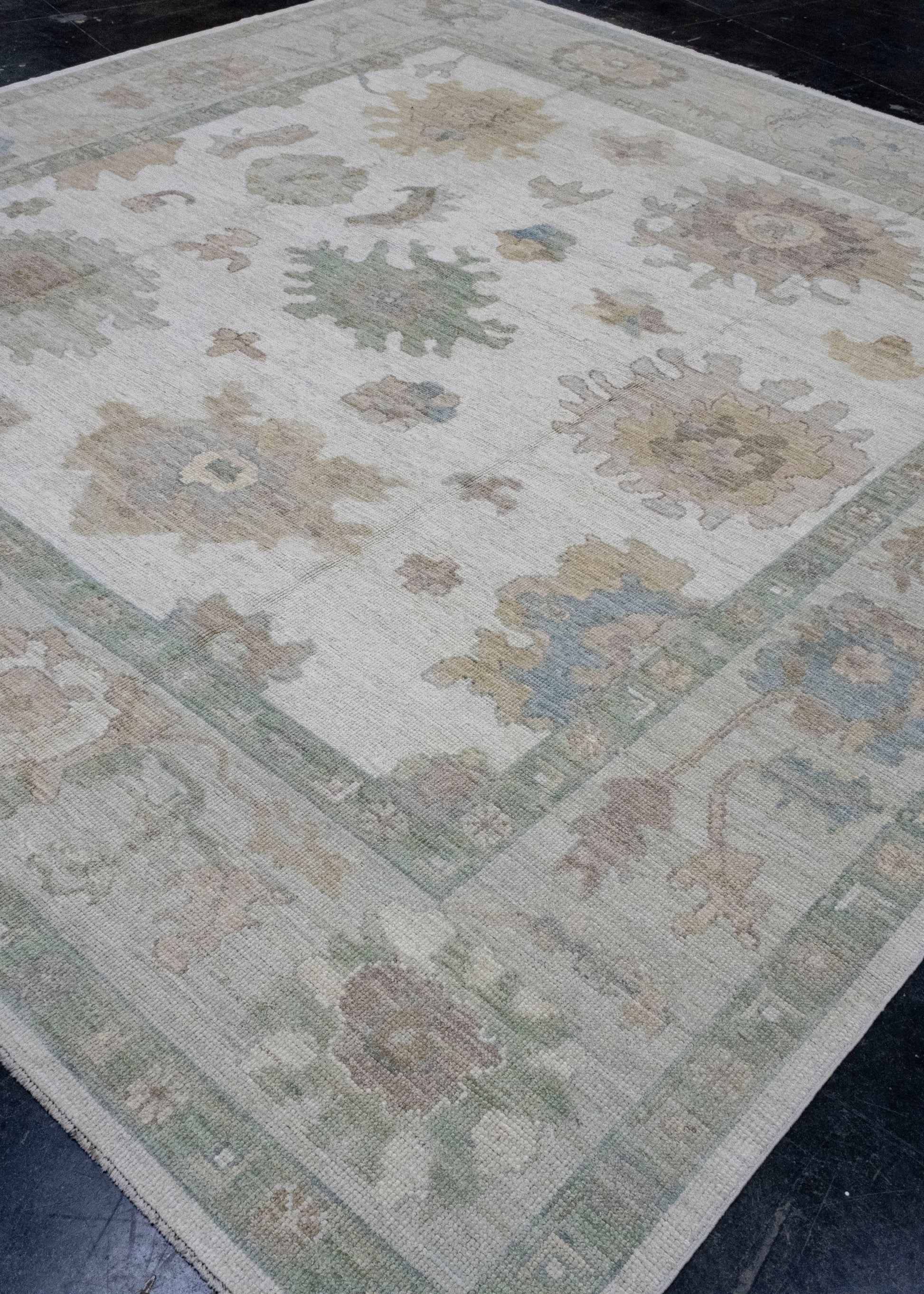 Square Turkish Oushak Rug 10'1" x 10'6" #16155