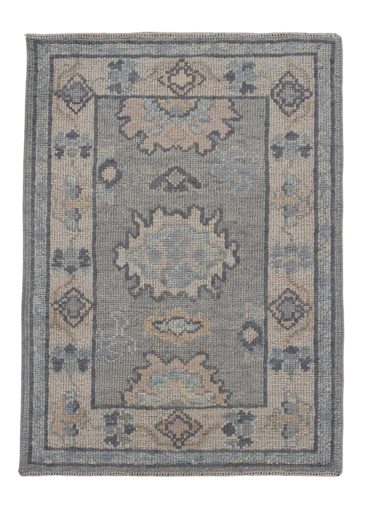 Turkish Oushak Rug 2'3" x 3'1" #11509