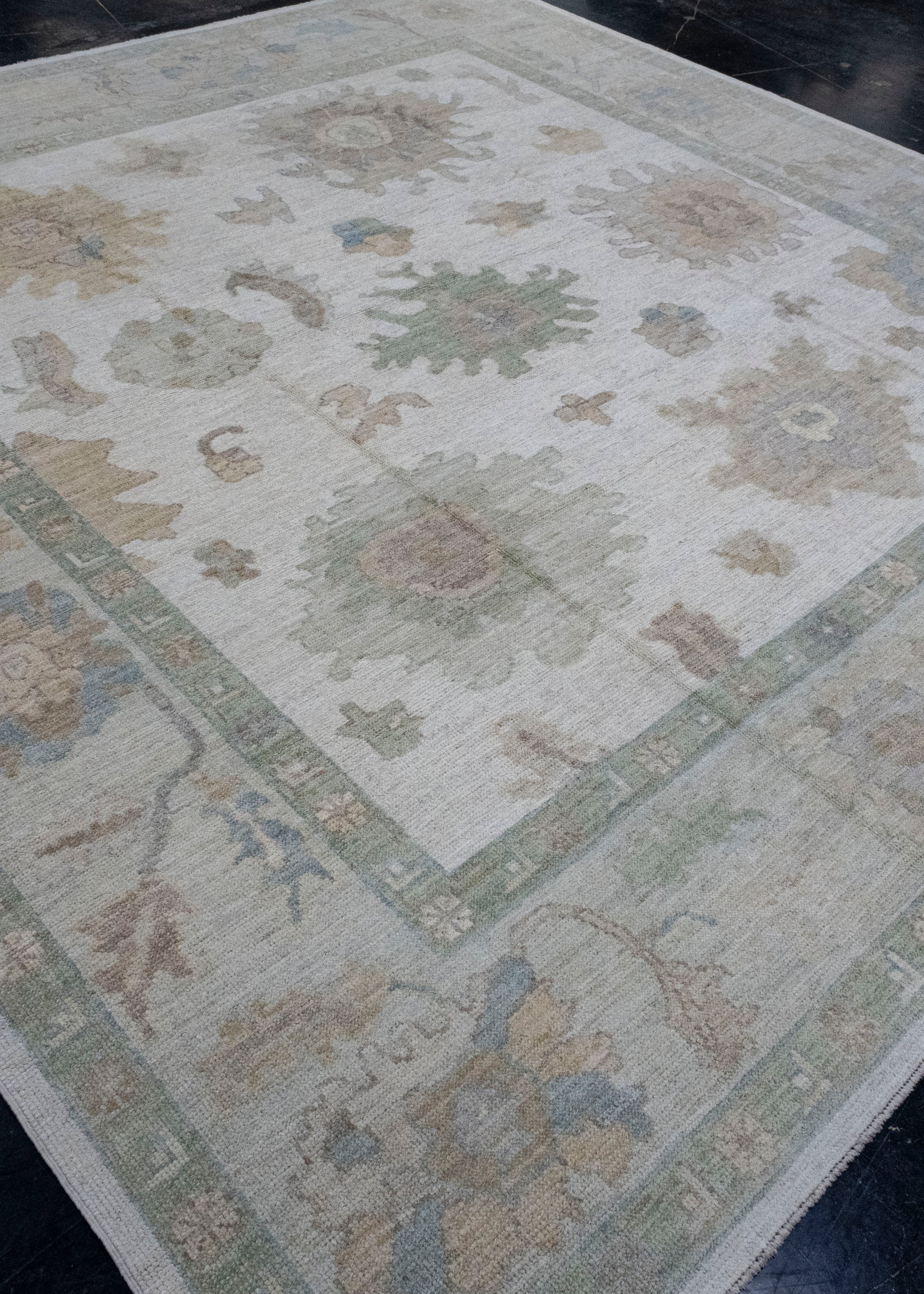 Square Turkish Oushak Rug 10'1" x 10'6" #16155