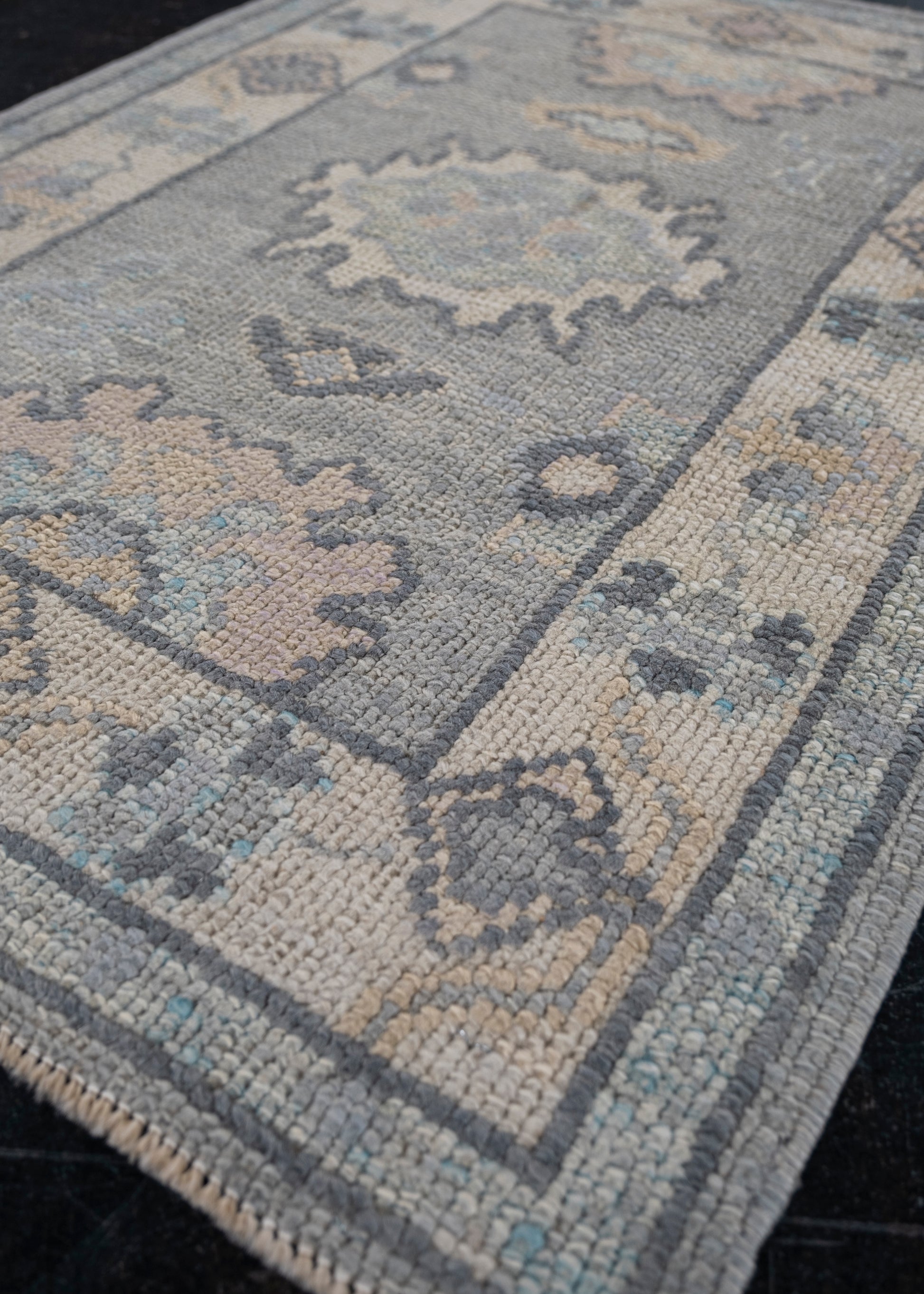 Turkish Oushak Rug 2'3" x 3'1" #11509