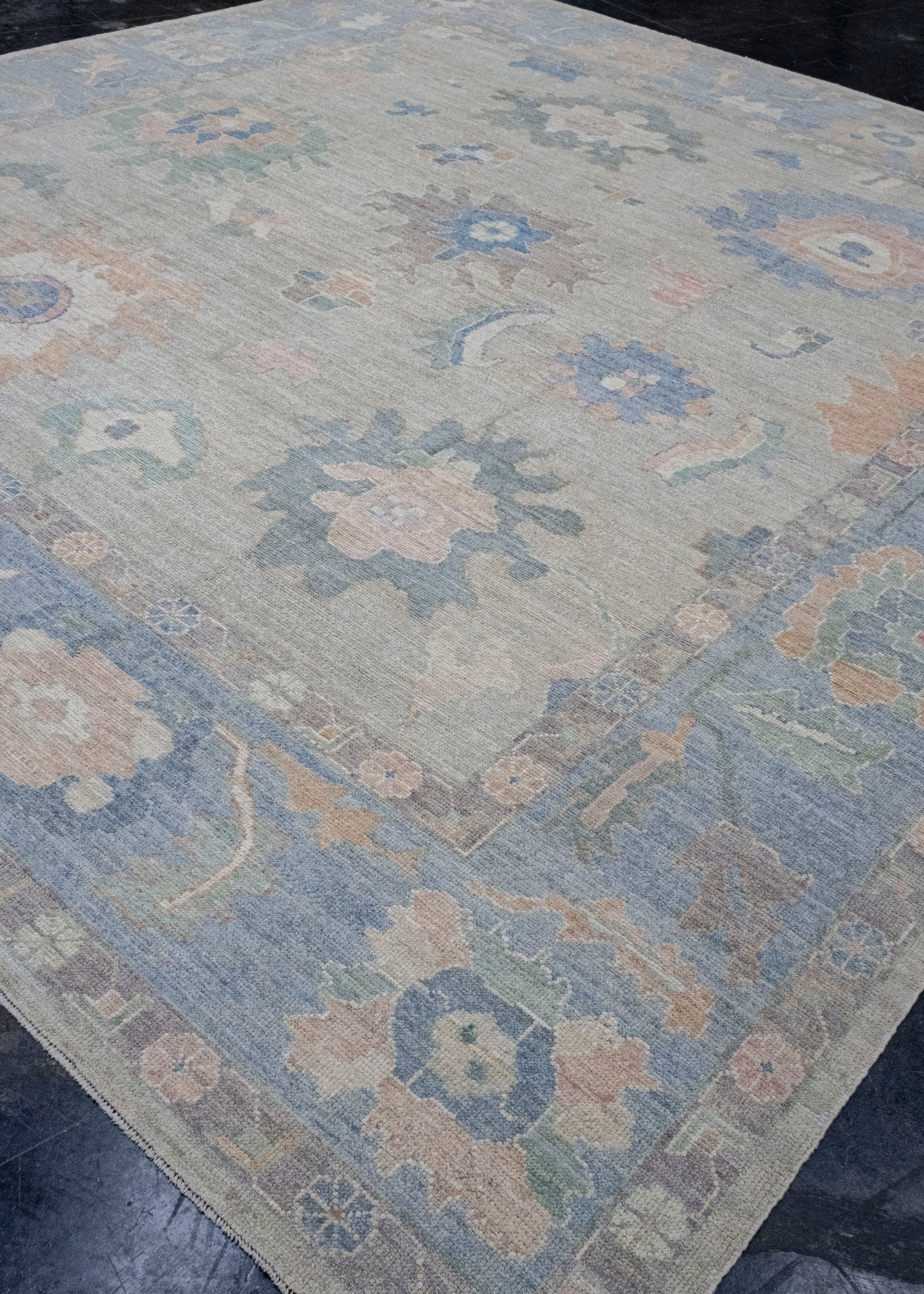 Square Turkish Oushak Rug 12' x 12'7" #16100
