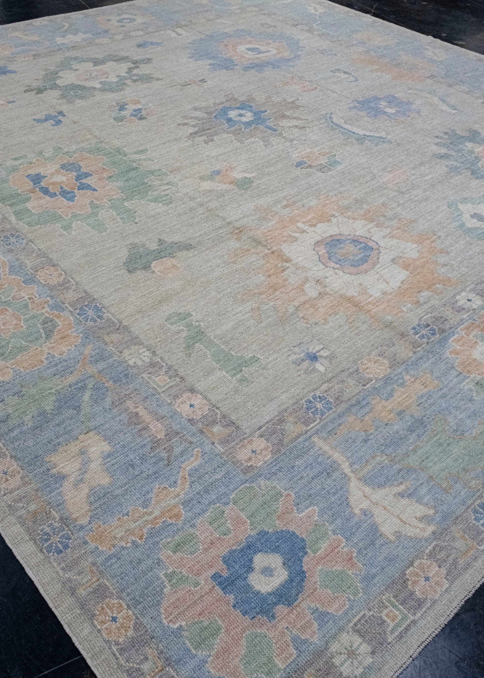 Square Turkish Oushak Rug 12' x 12'7" #16100
