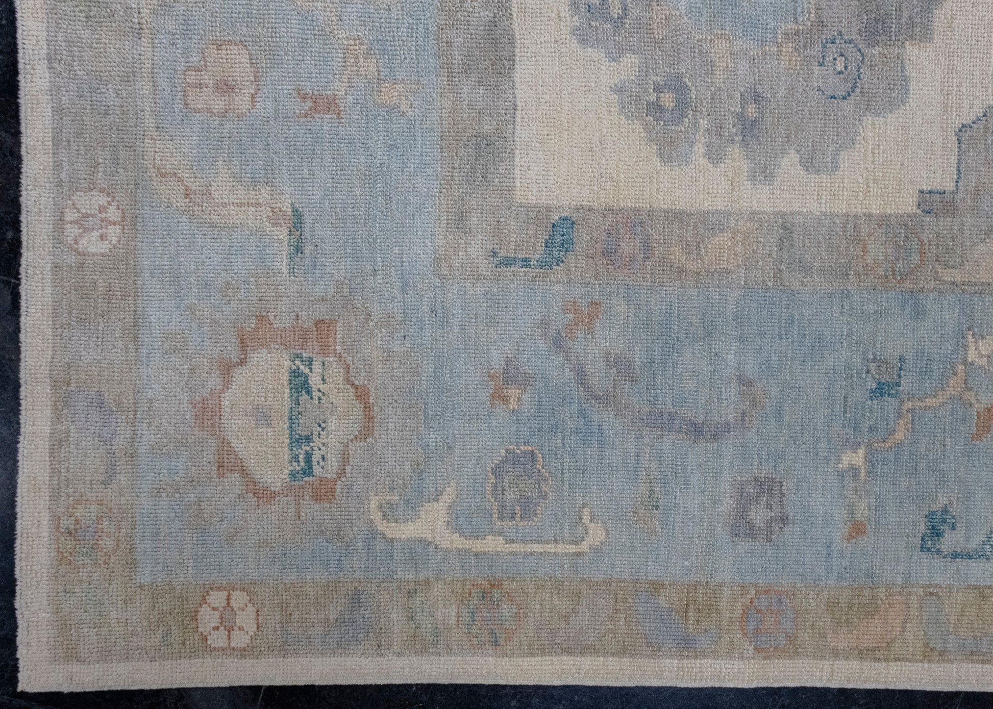 Square Turkish Oushak Rug 11'9" x 11'7" #16645