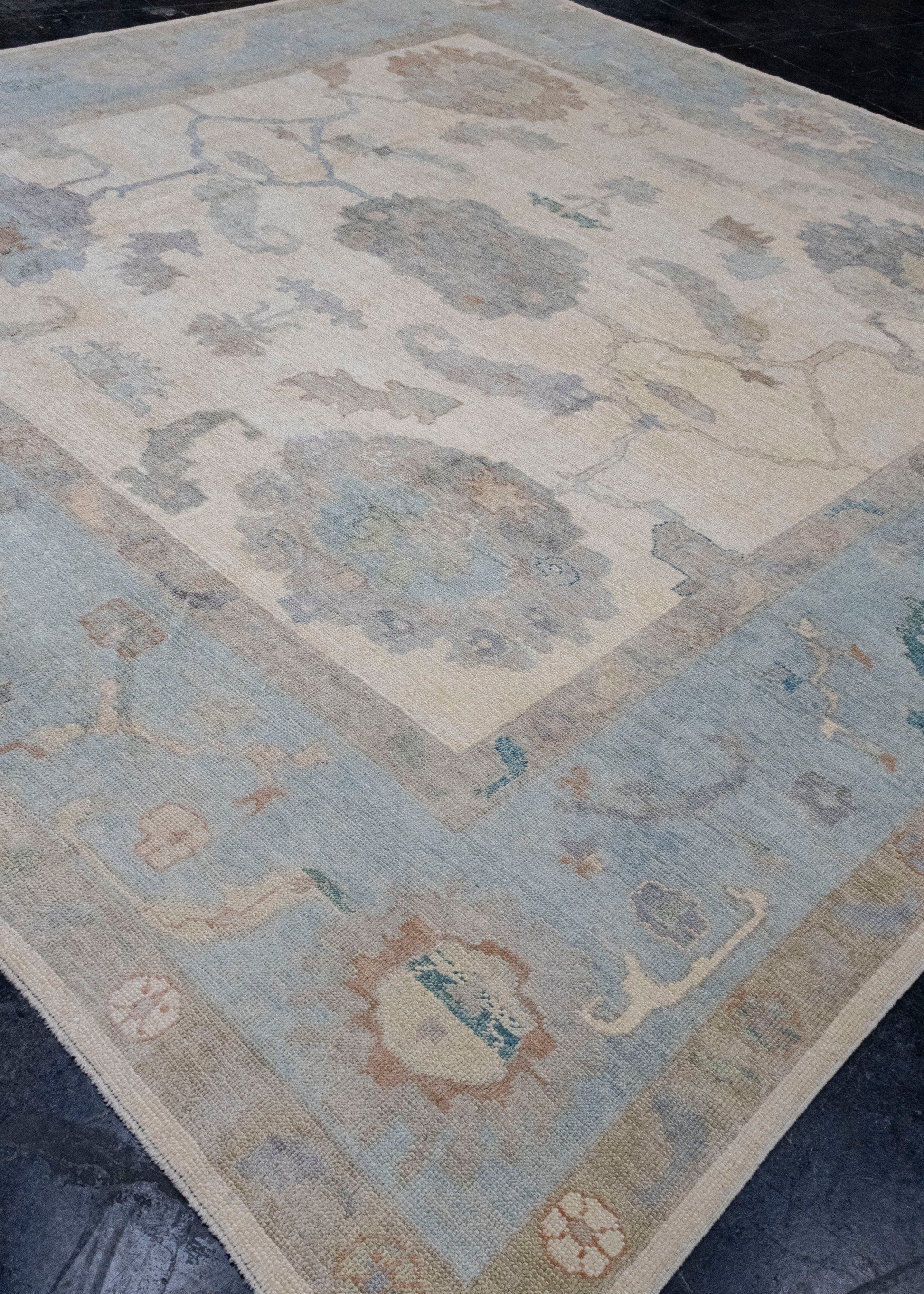 Square Turkish Oushak Rug 11'9" x 11'7" #16645